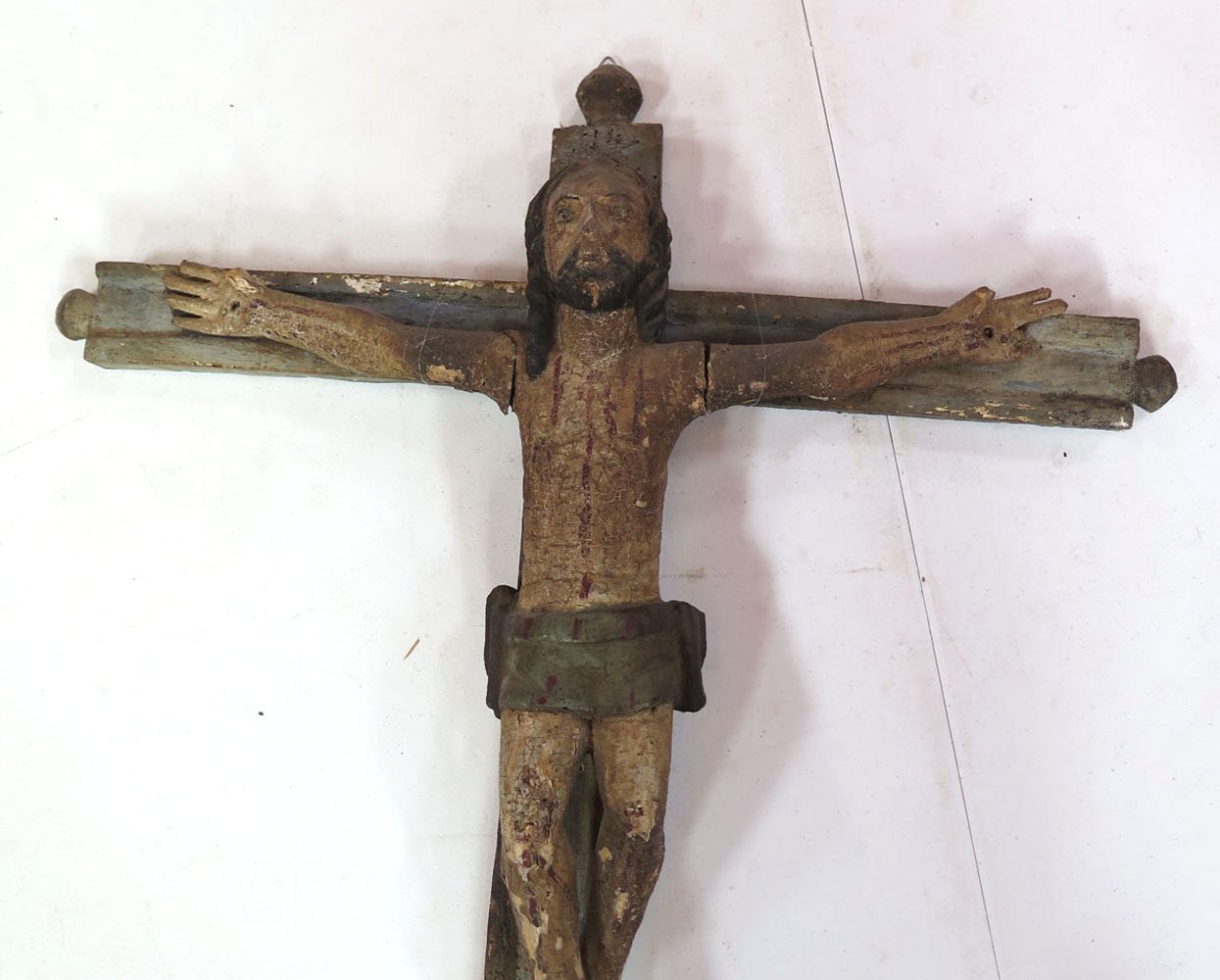 Spanish Colonial New Mexico Primitive Crucifix