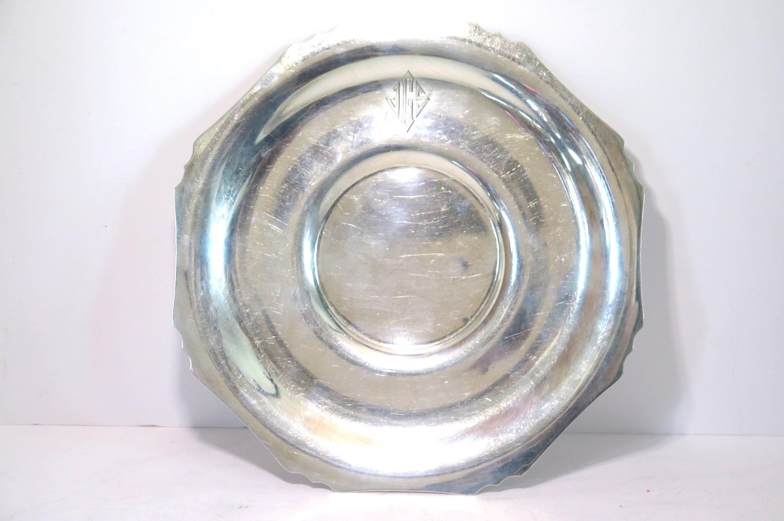 Middletown Silver Co Sterling Silver Serving Plate