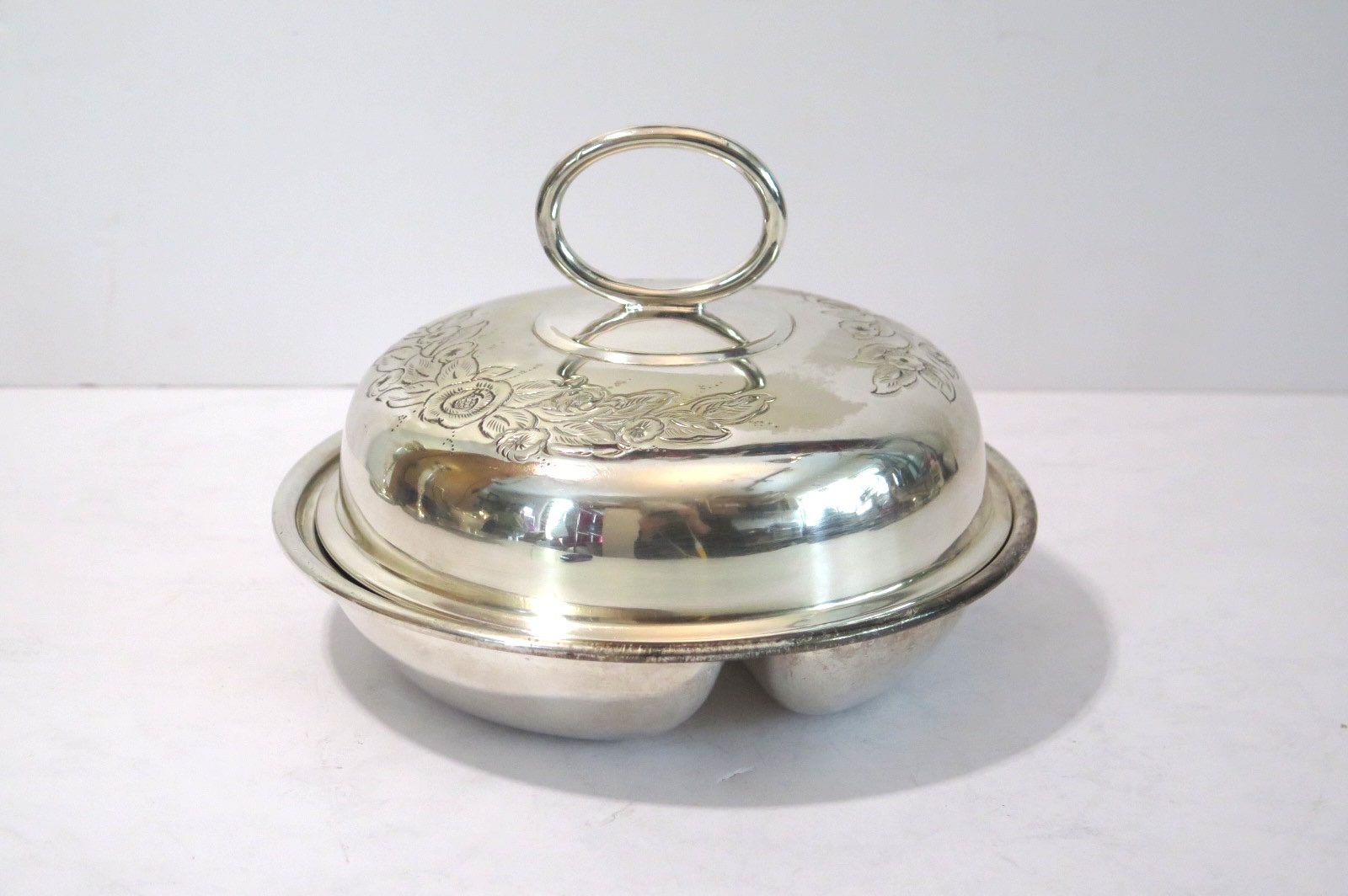 Mappin & Webb’s Princes Plate Partitioned Serving Bowl with Cover