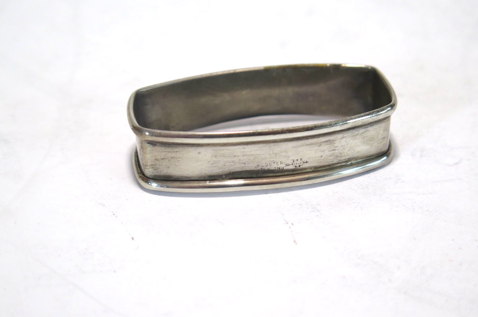 Webster Company Sterling Silver Oblong Napkin Ring