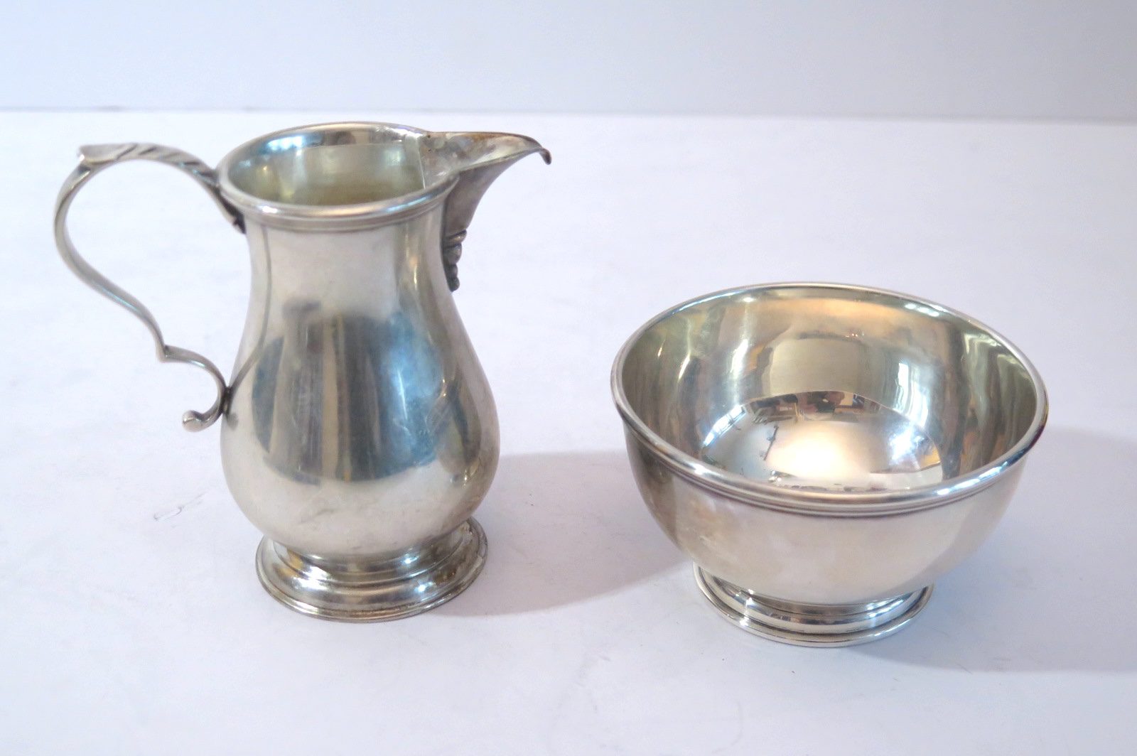 Currier & Roby Georgian House Sterling Silver Cream and Sugar