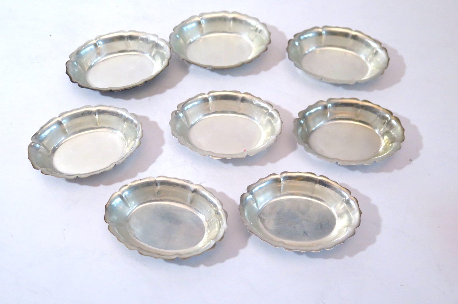 Webster Co. Sterling Silver Nut Dish Set of Eight