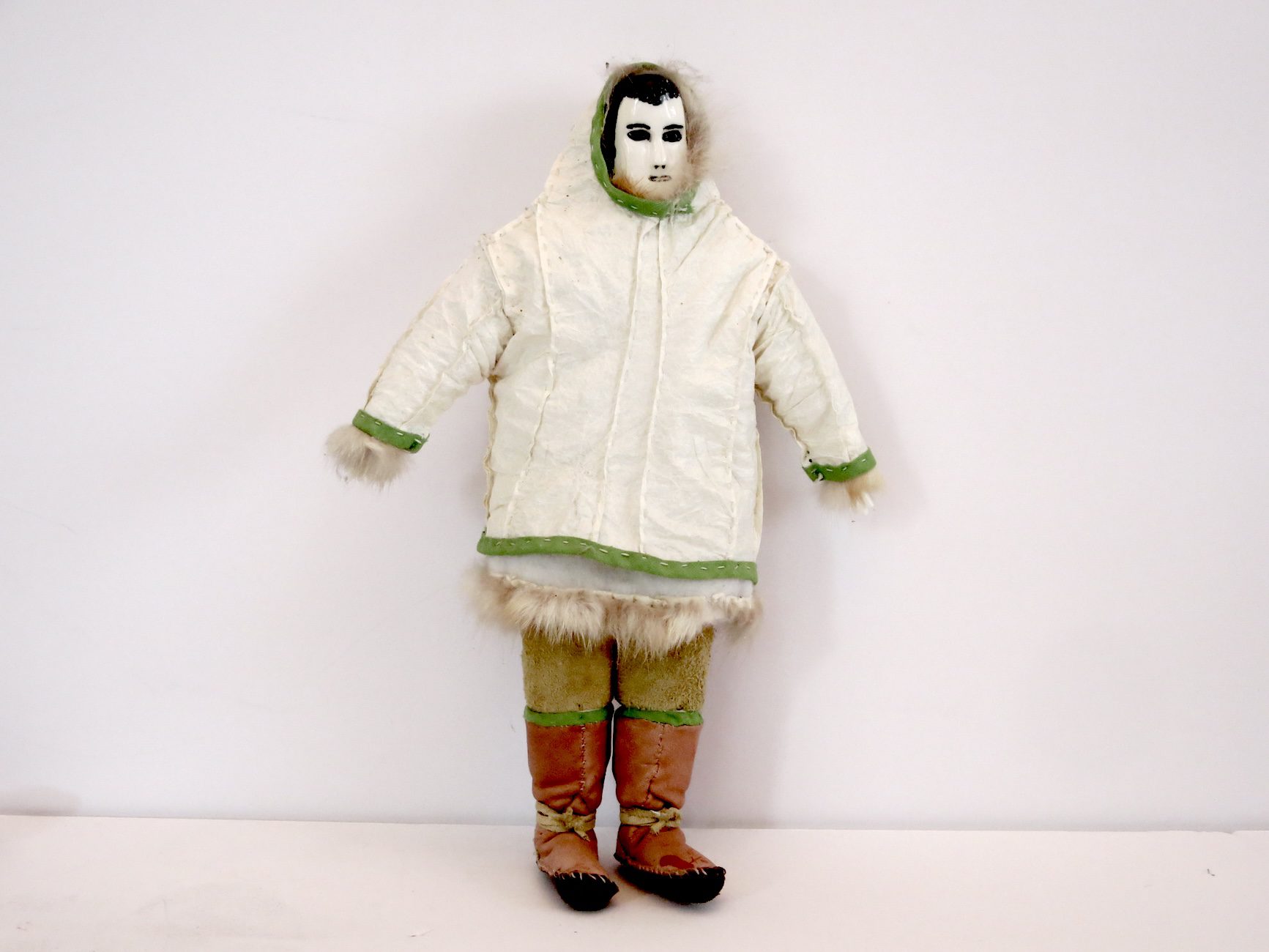 Hand Made Vintage 1960 Inuit Doll