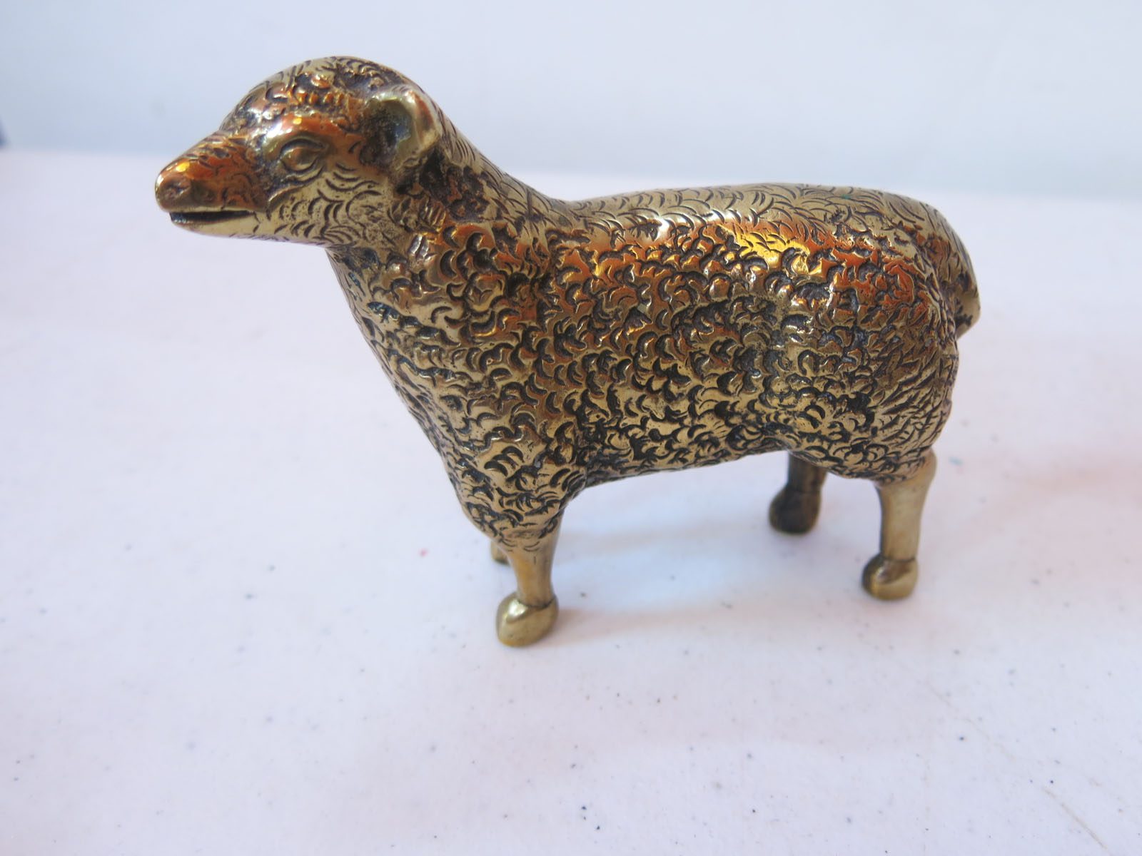 Gilded Bronze Sheep Figurine