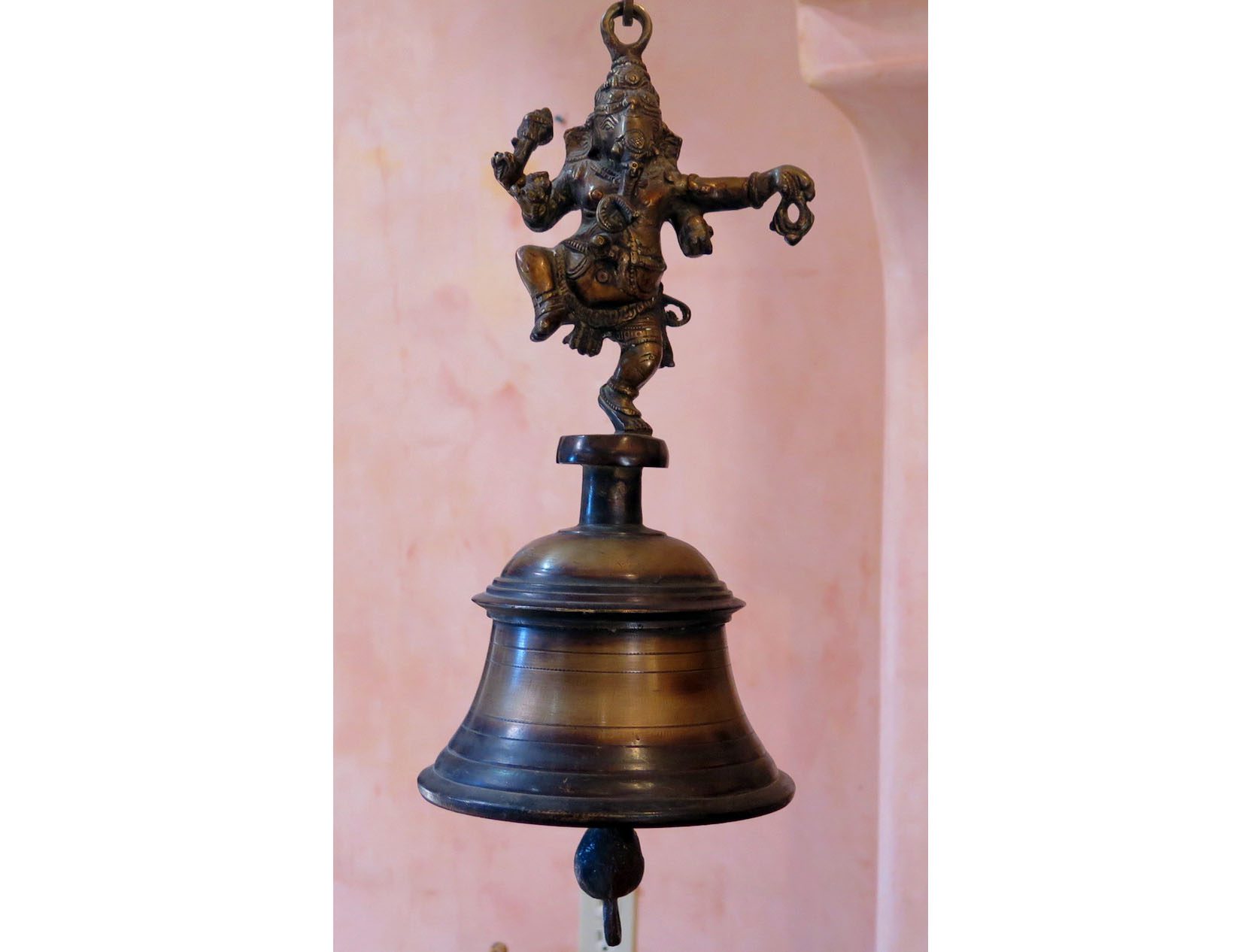 Tibetan Dancing Ganesha Brass Bell