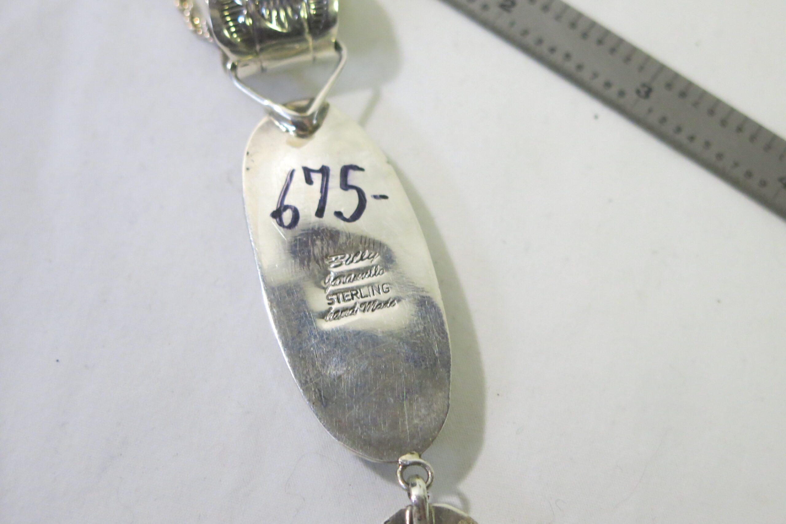 Billy Jaramillo Sterling Silver and Black Onyx Double Pendant Necklace - Image 7