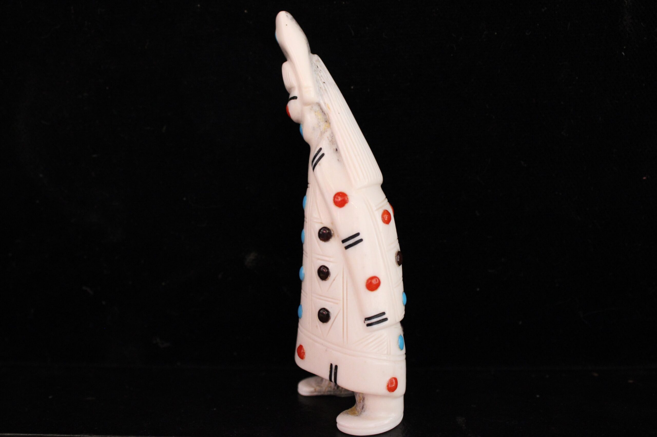 Troy Sice Elk Antler Corn Maiden Zuni Fetish - Image 4