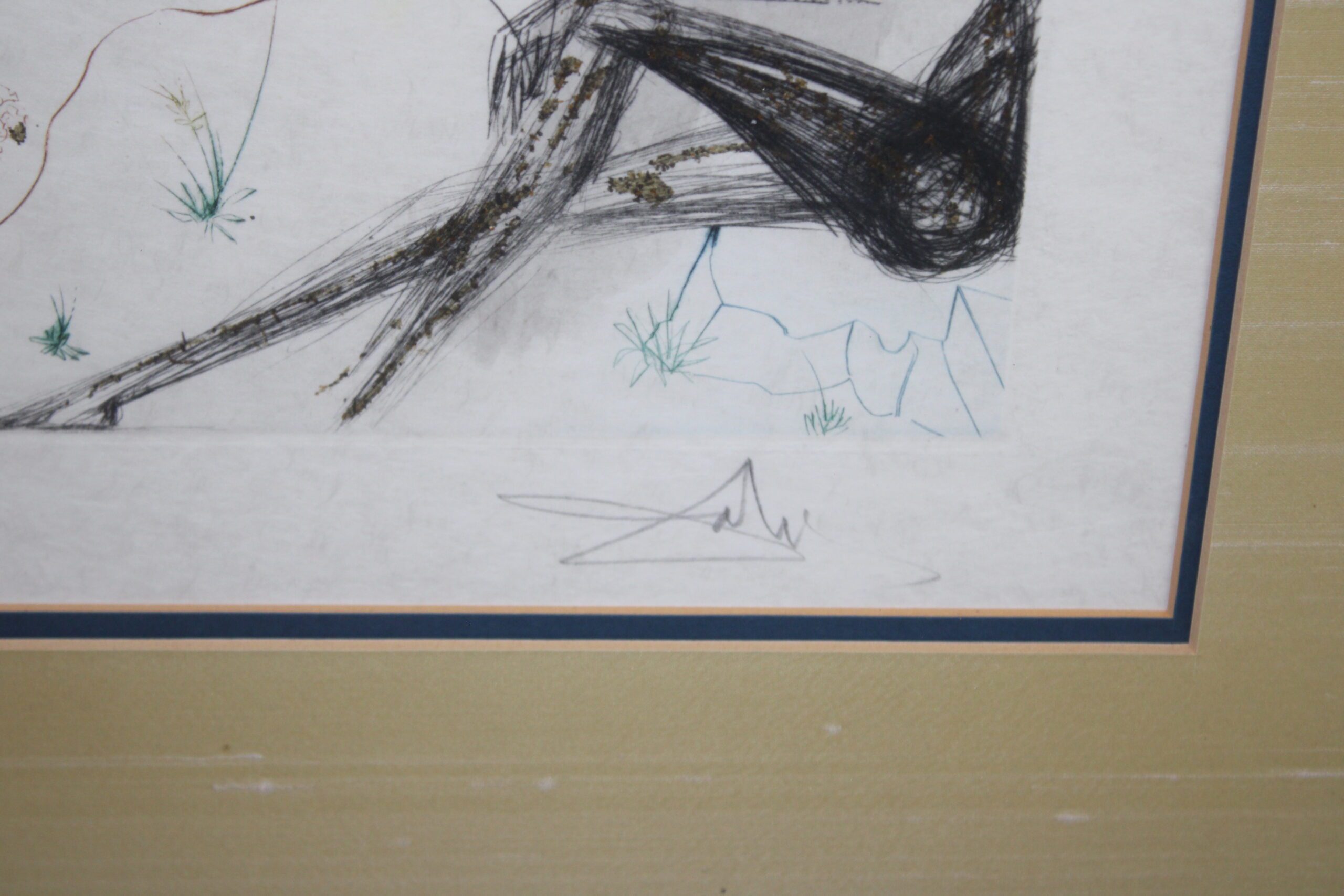 Salvador Dali "The Black Girl of Jerusalem" Signed & Numbered Etching - Image 5