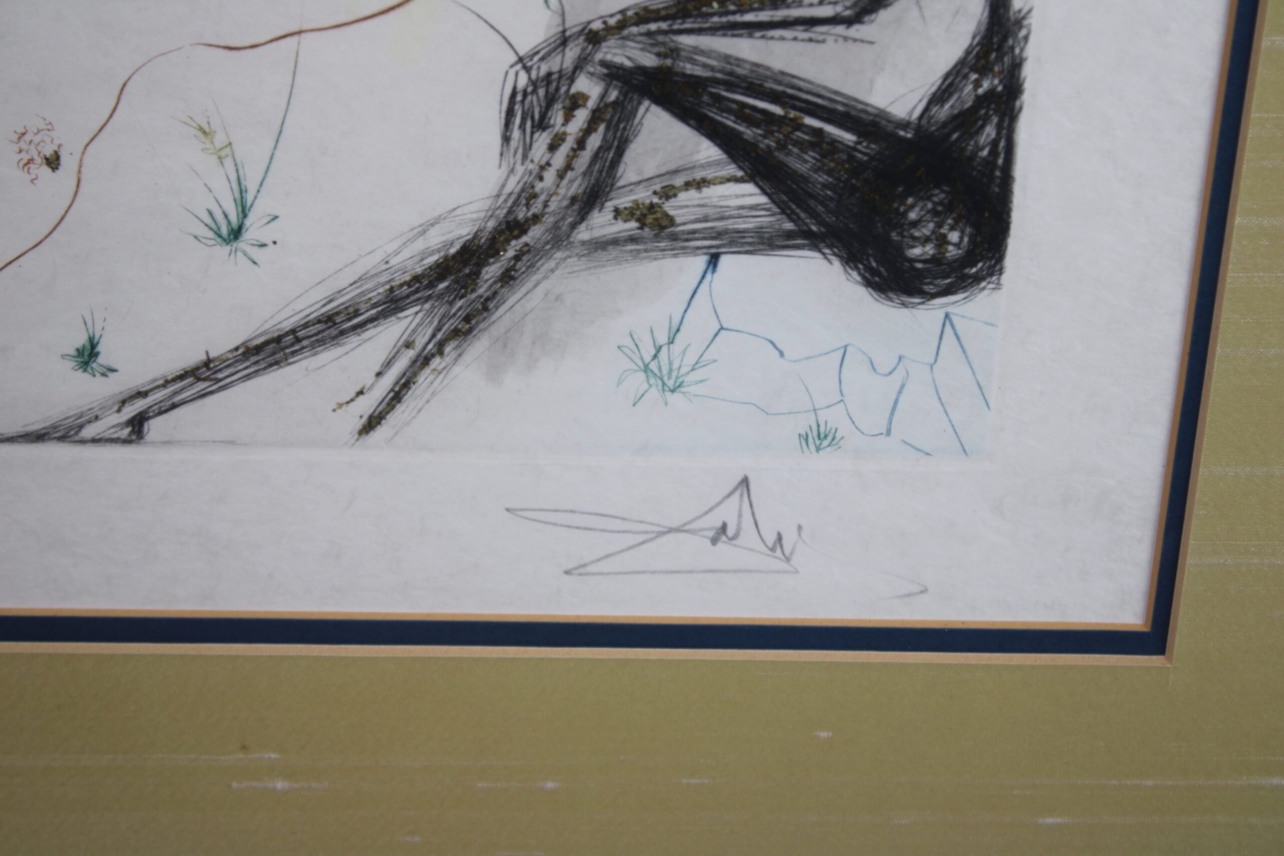 Salvador Dali "The Black Girl of Jerusalem" Signed & Numbered Etching - Image 6