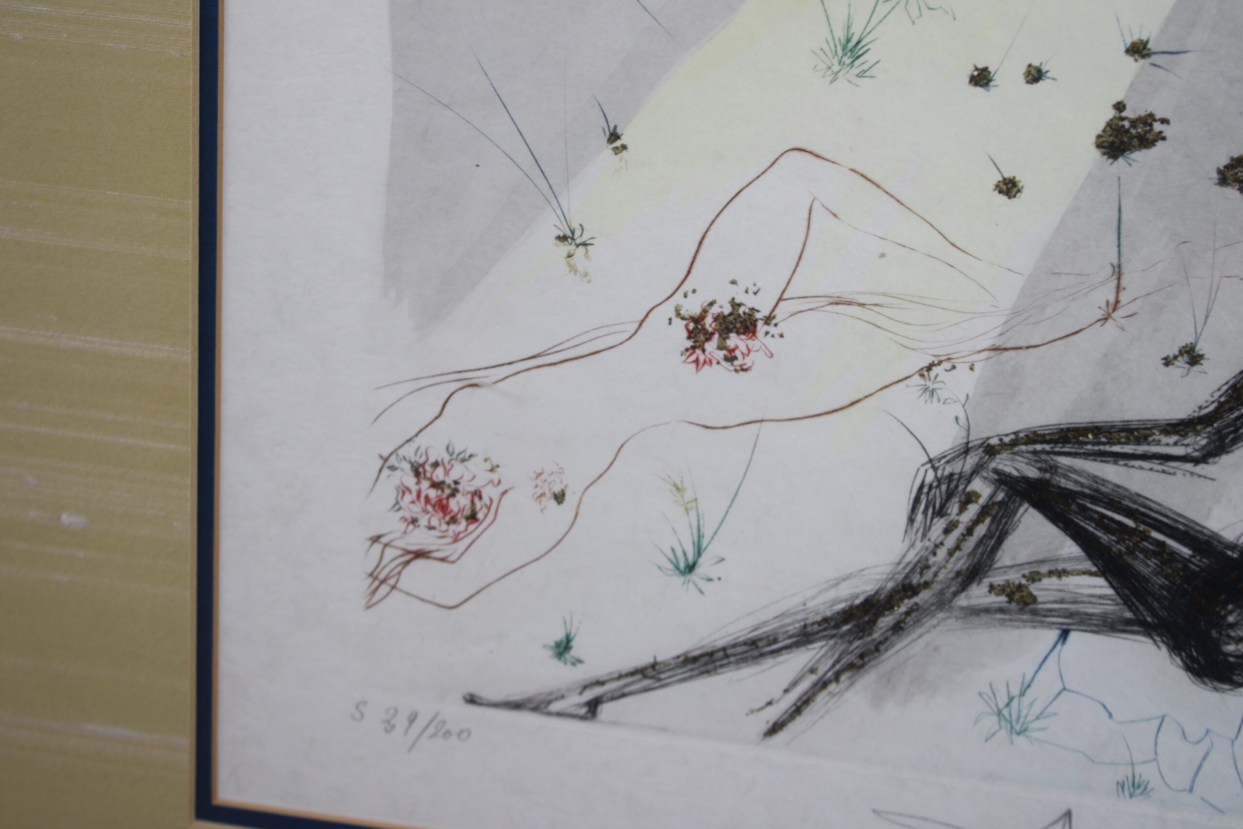 Salvador Dali "The Black Girl of Jerusalem" Signed & Numbered Etching - Image 9