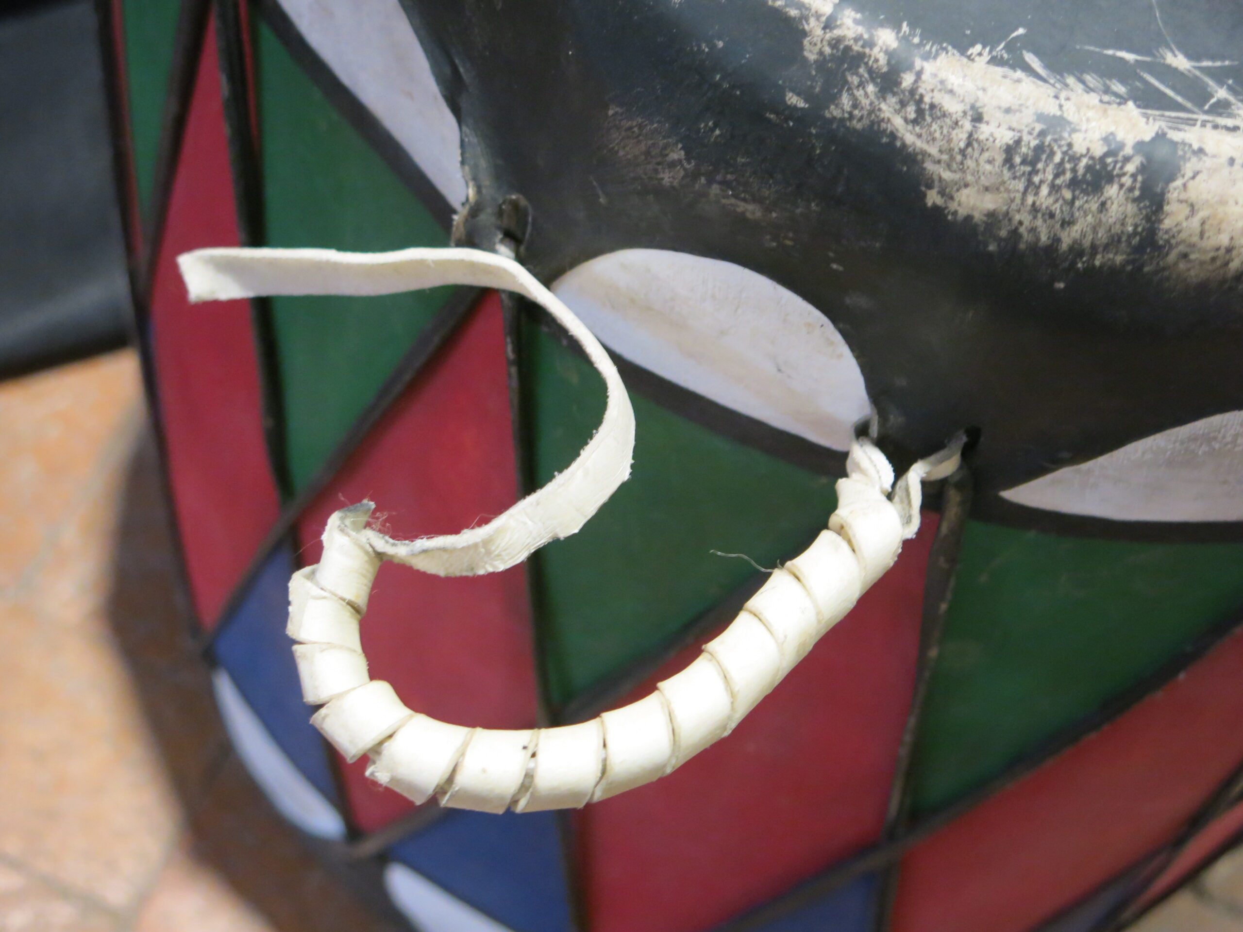 Vintage Cochiti Pueblo Painted Plaza Drum - Image 8