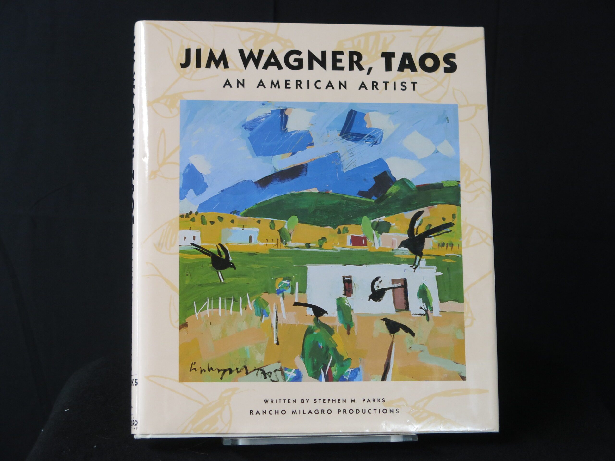 Jim Wagner, Taos An American Artist Signed Hardcover Book in Hand Painted Box - Image 4