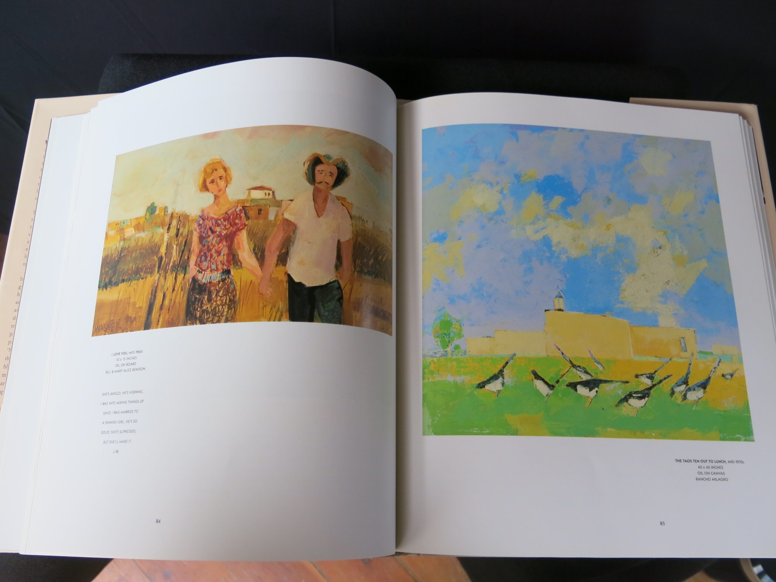 Jim Wagner, Taos An American Artist Signed Hardcover Book in Hand Painted Box - Image 12