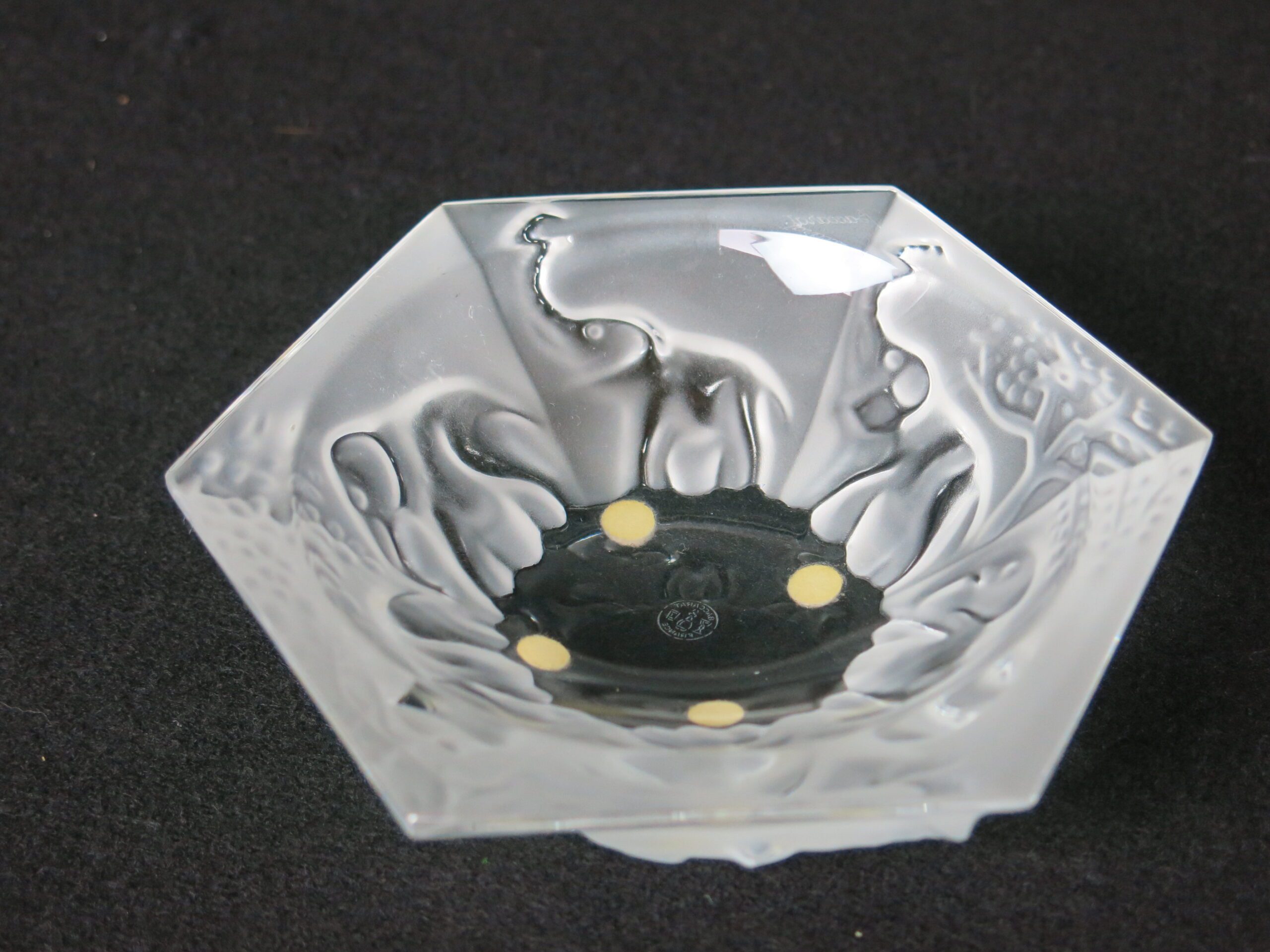 Baccarat France “Bol Éléphant” Elephant Nut Bowl
