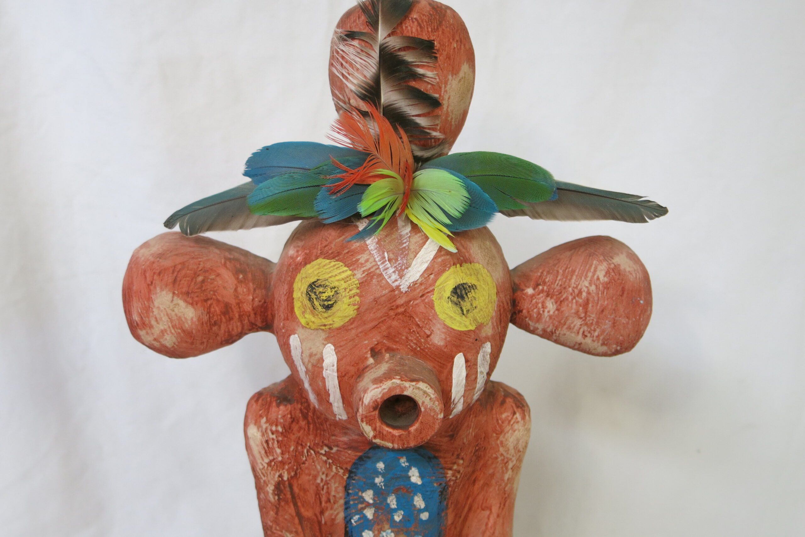 Gregory Lomayesva Hand Carved Wood Kachina Statue