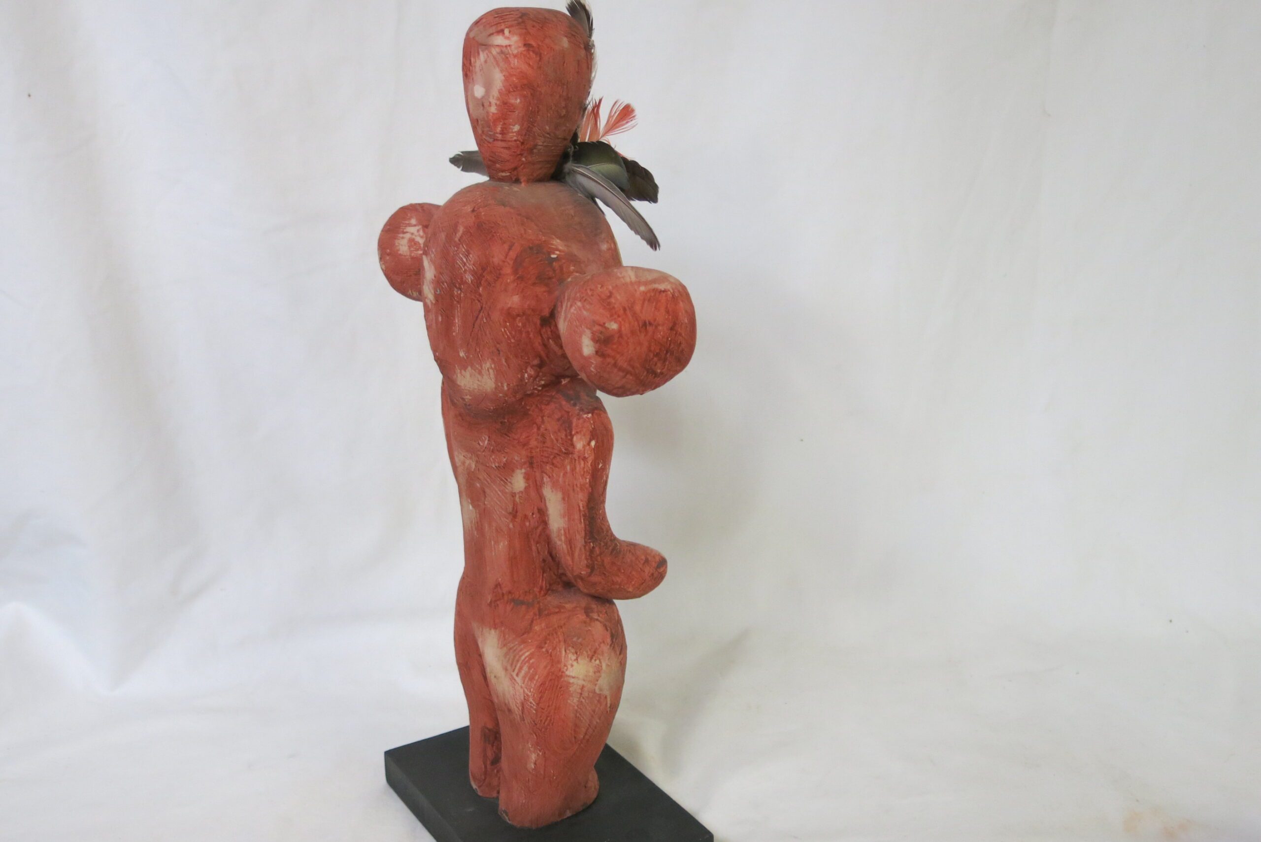 Gregory Lomayesva Hand Carved Wood Kachina Statue - Image 8