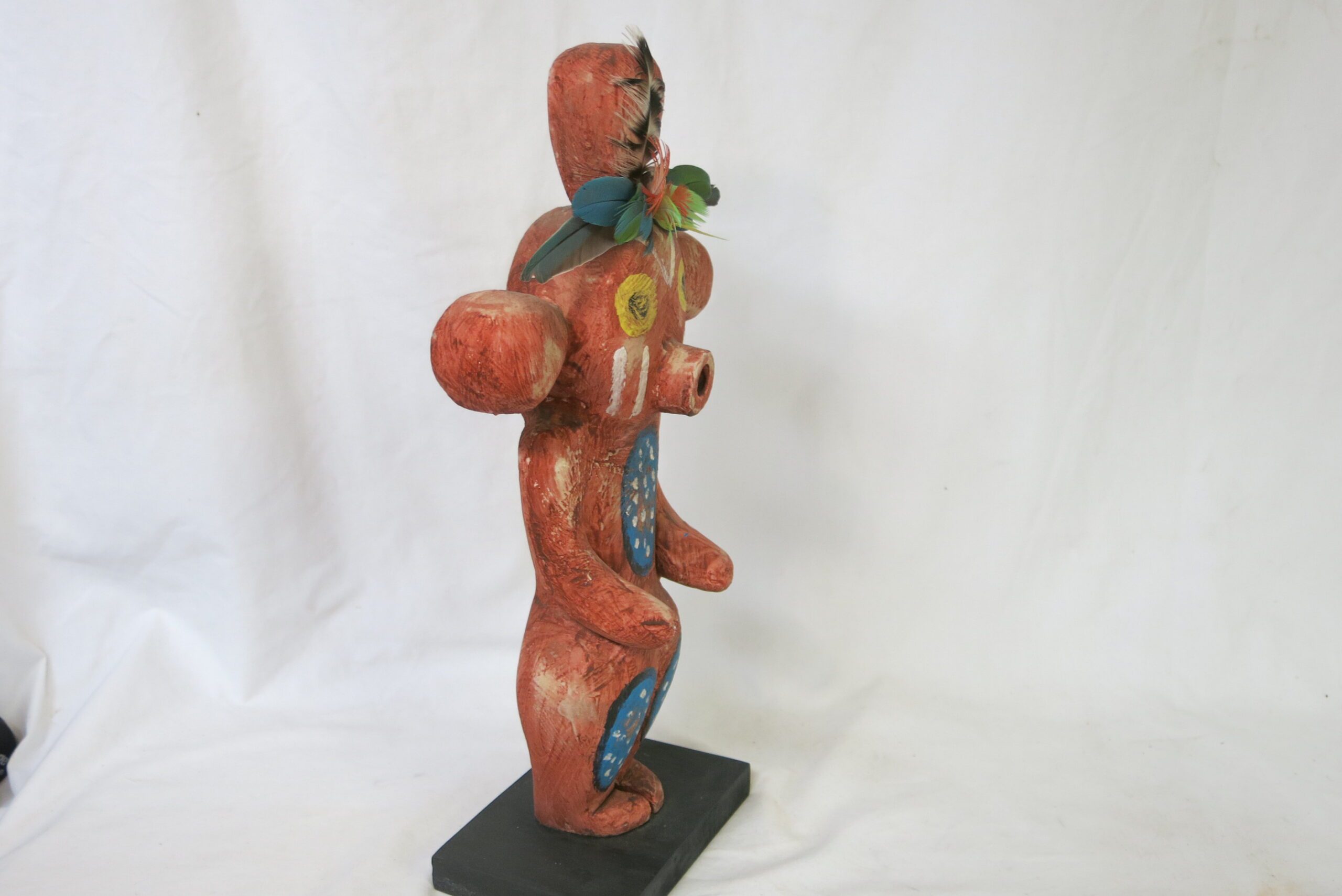 Gregory Lomayesva Hand Carved Wood Kachina Statue - Image 9