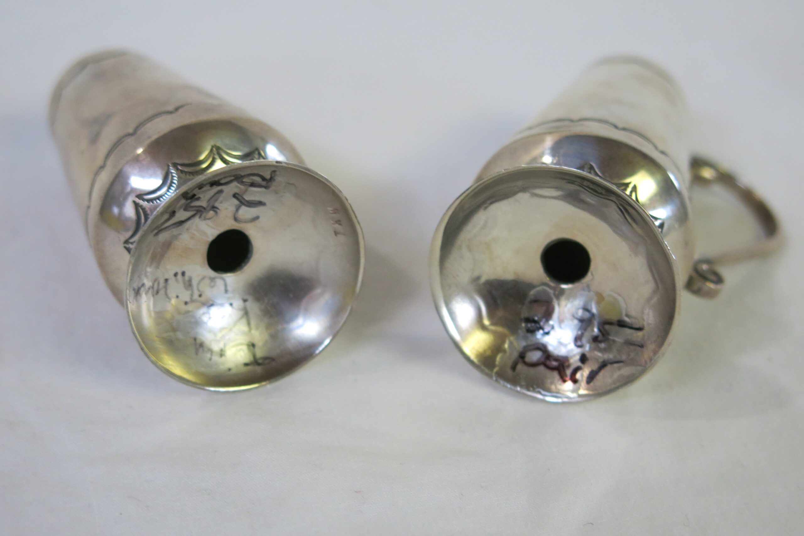 Vintage Tim Kee Whitman Silver Salt and Pepper - Image 4