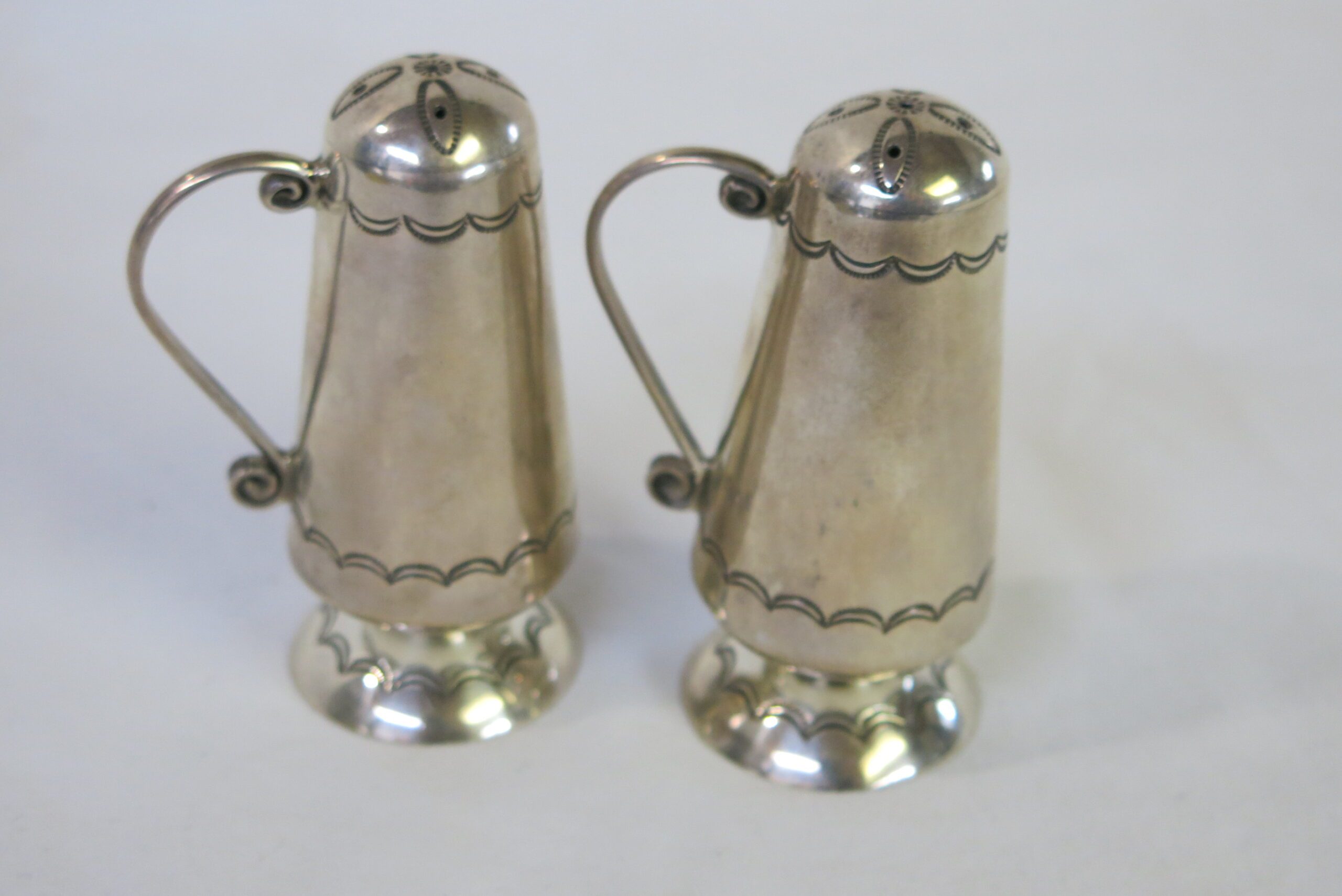 Vintage Tim Kee Whitman Silver Salt and Pepper - Image 6