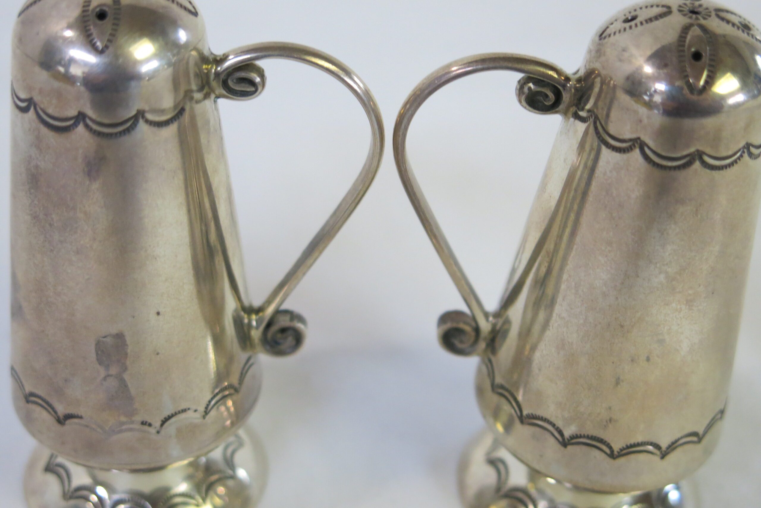 Vintage Tim Kee Whitman Silver Salt and Pepper - Image 7