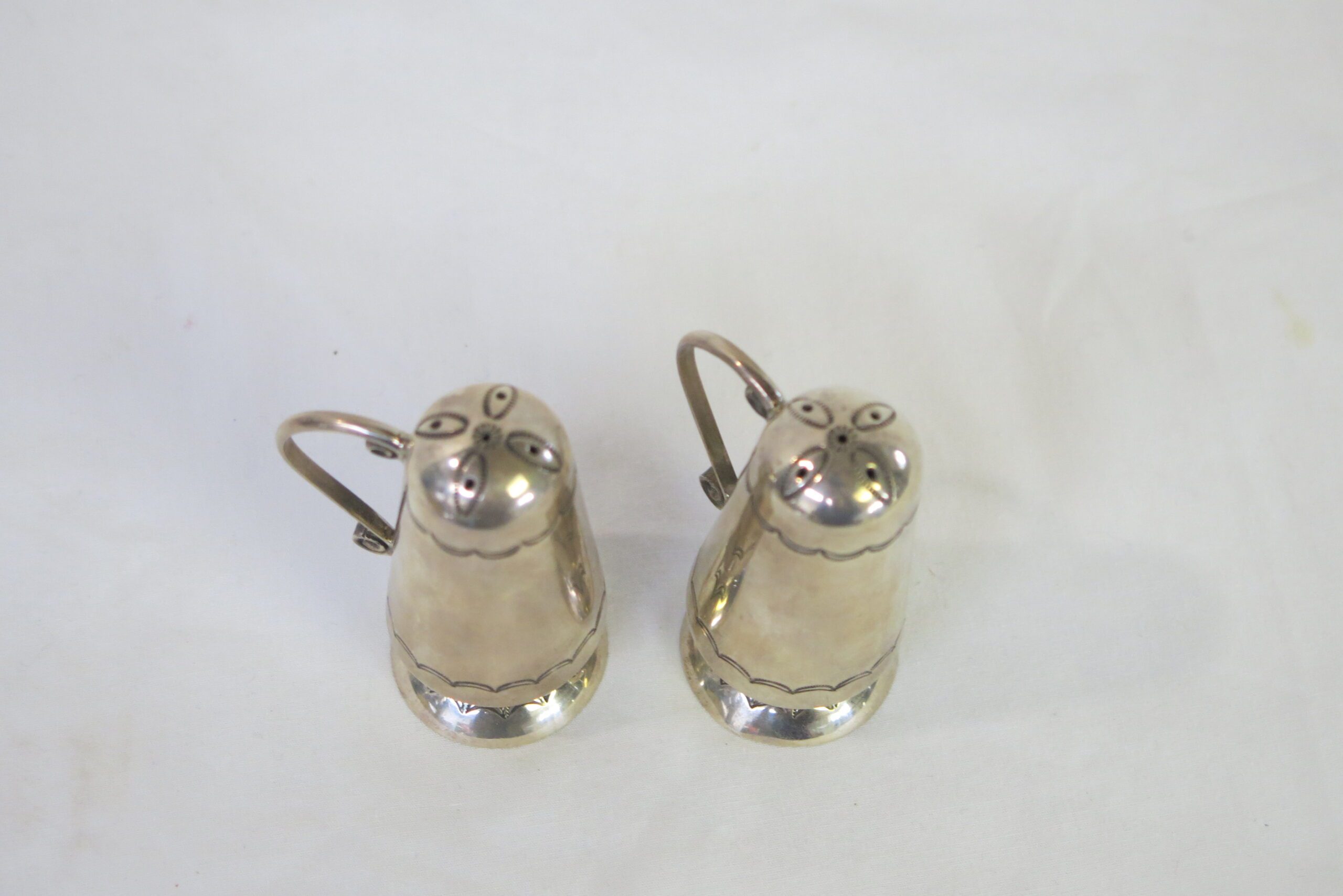 Vintage Tim Kee Whitman Silver Salt and Pepper - Image 8
