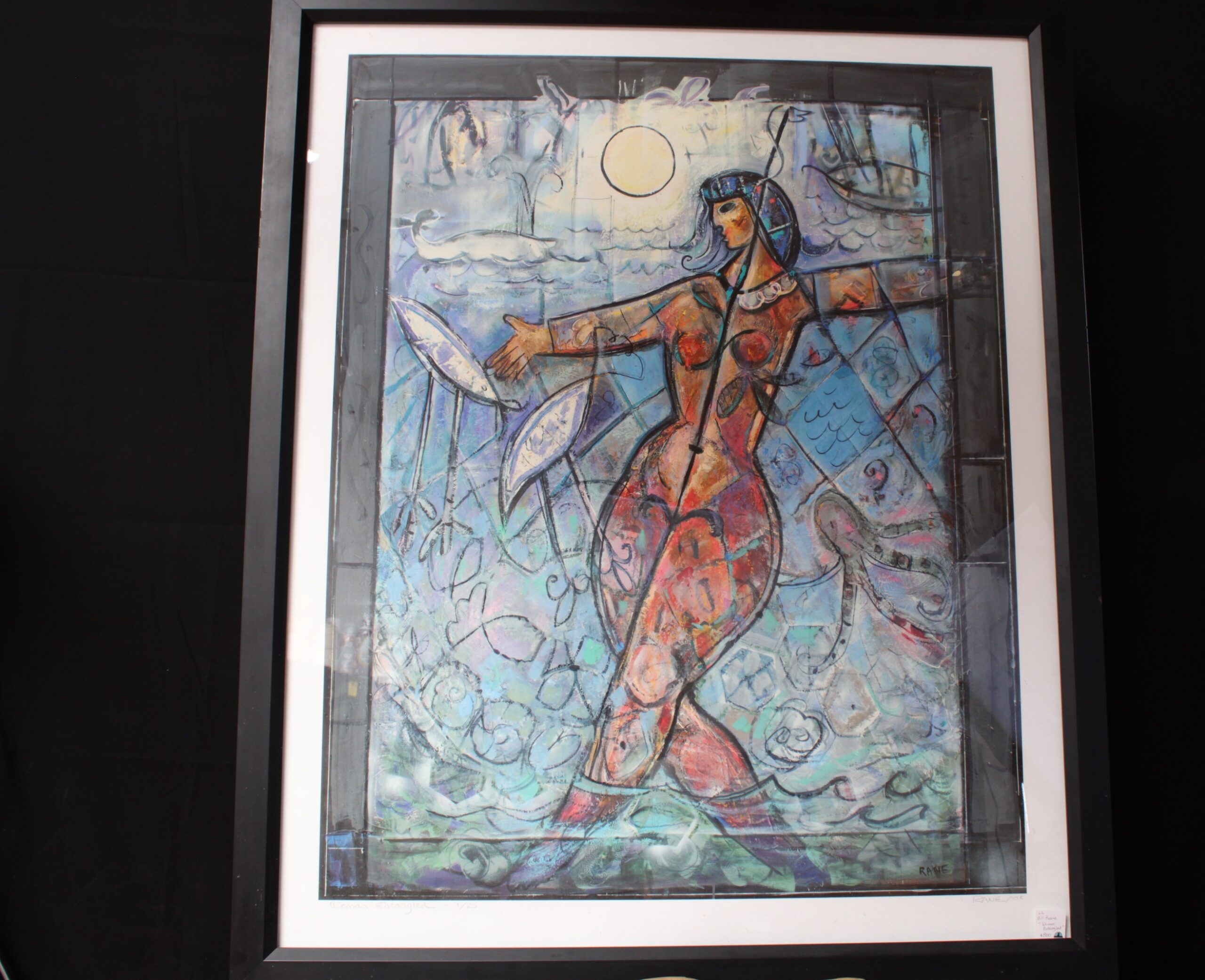 “Woman Entangled” 1/25 – Bill Rane Framed Lithograph