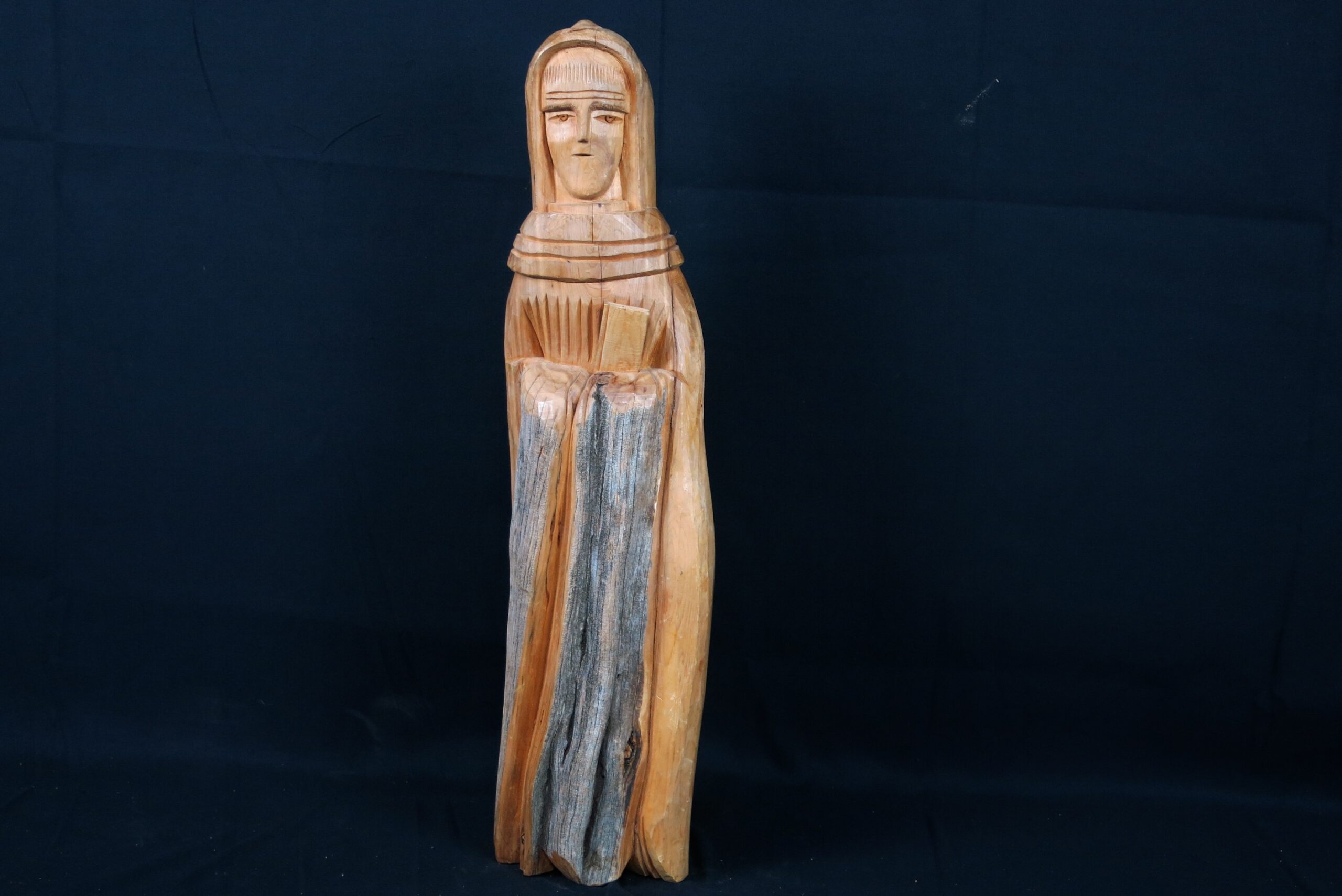 Ernesto Salazar Cedar Root Carved Moses Bulto/Santo
