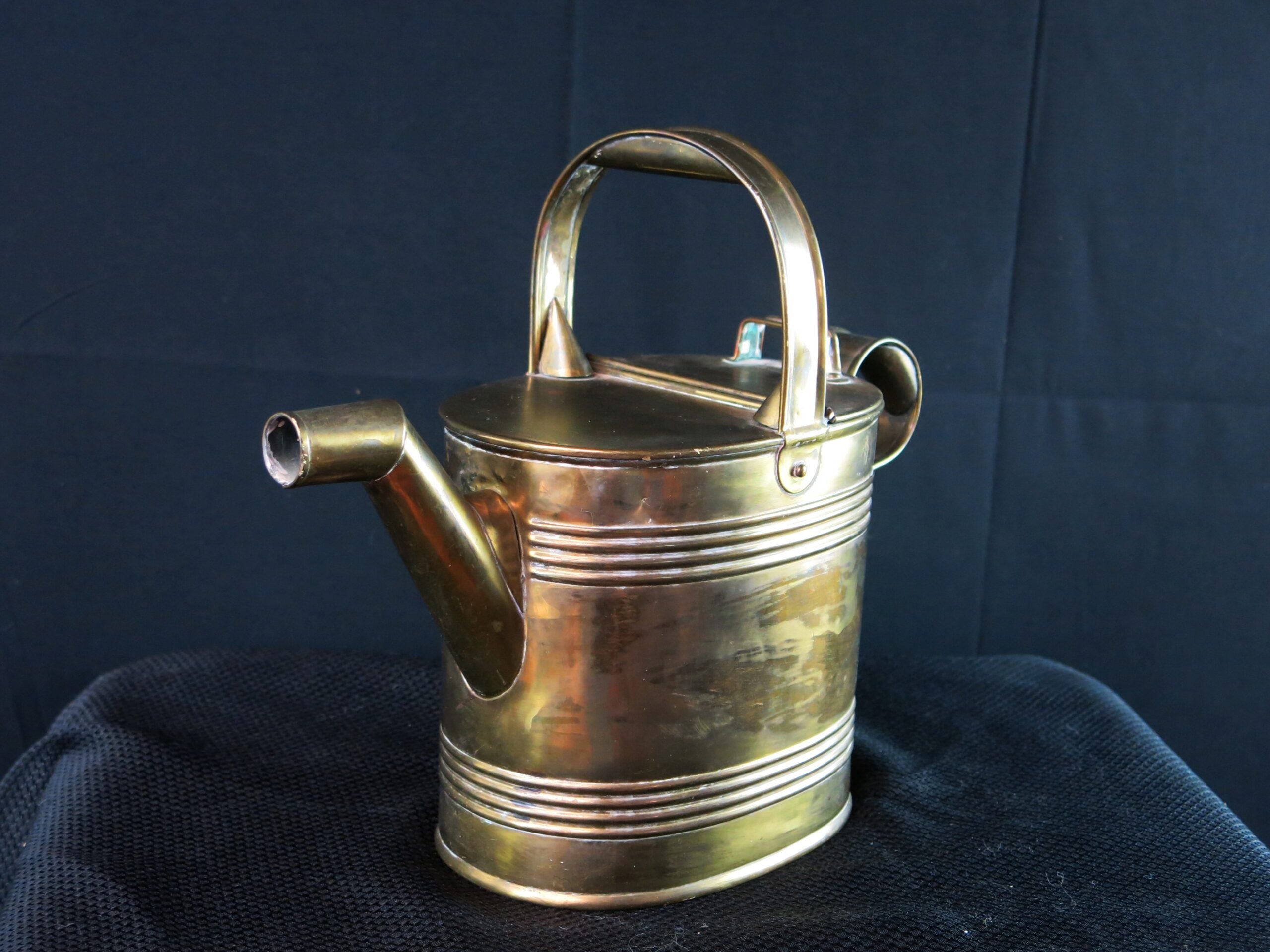 Israel Freeman & Sons Ltd Antique English Brass 4 Pint Hot Water Can - Image 4