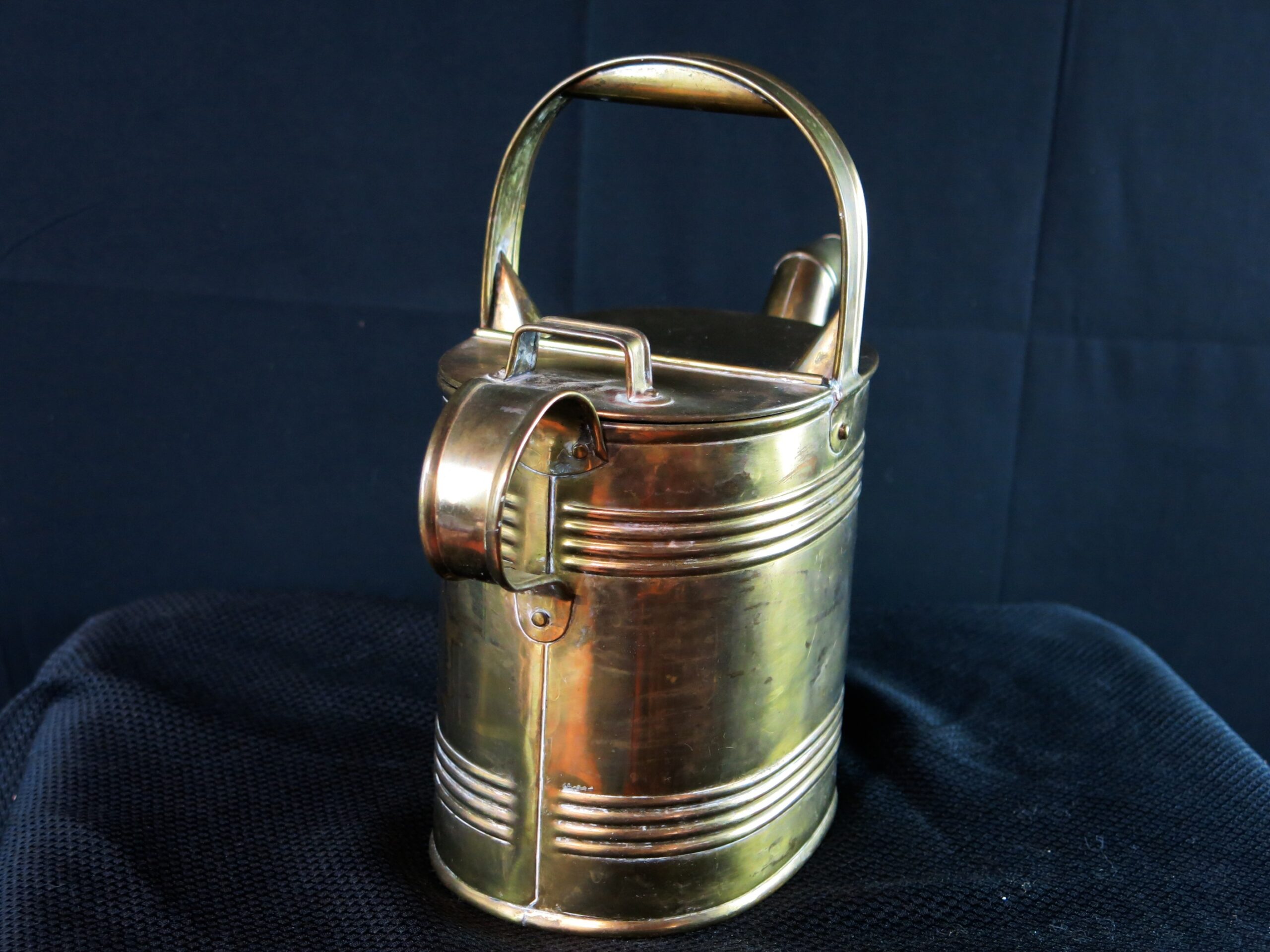 Israel Freeman & Sons Ltd Antique English Brass 4 Pint Hot Water Can - Image 7