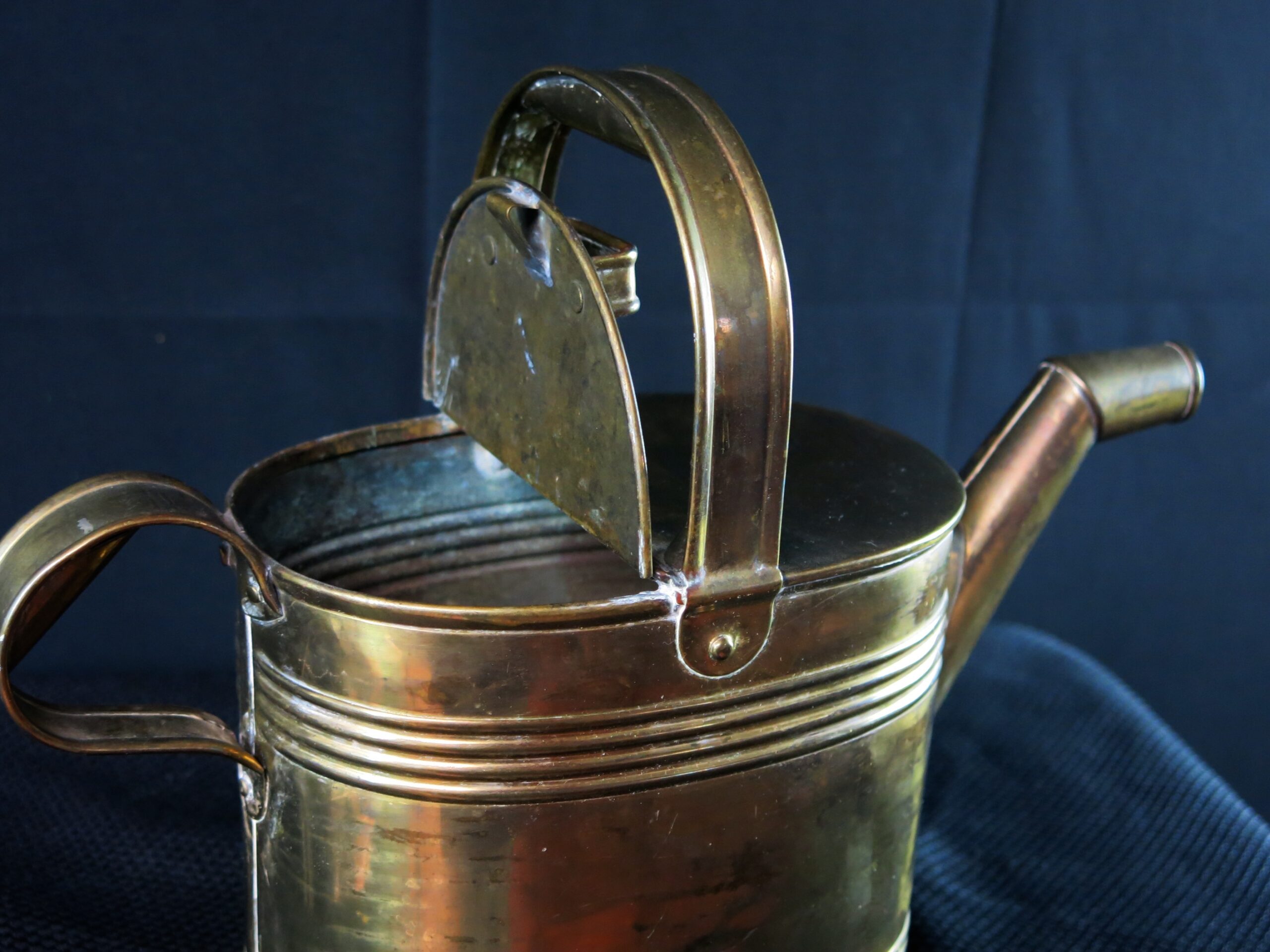 Israel Freeman & Sons Ltd Antique English Brass 4 Pint Hot Water Can - Image 8