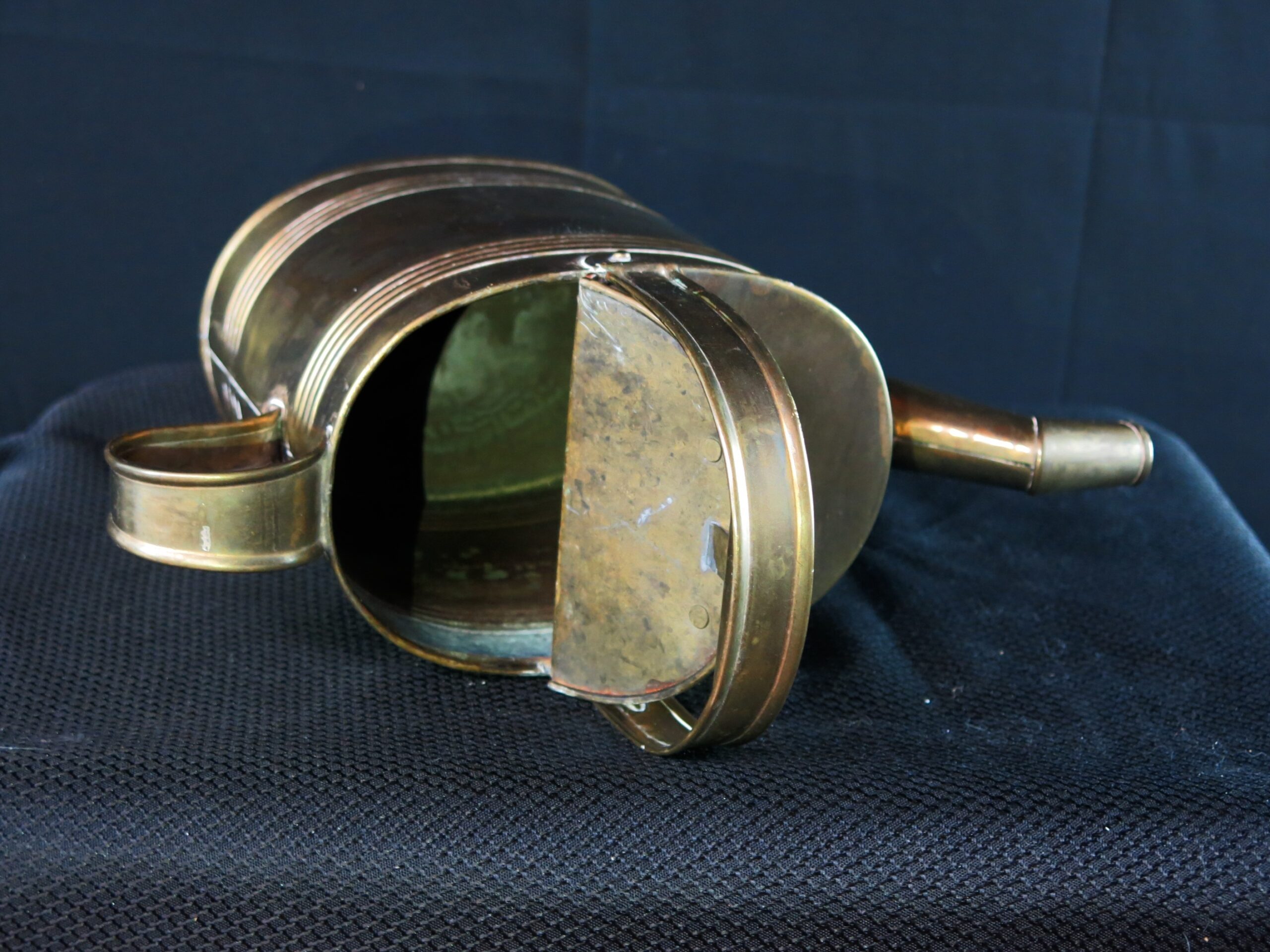 Israel Freeman & Sons Ltd Antique English Brass 4 Pint Hot Water Can - Image 9