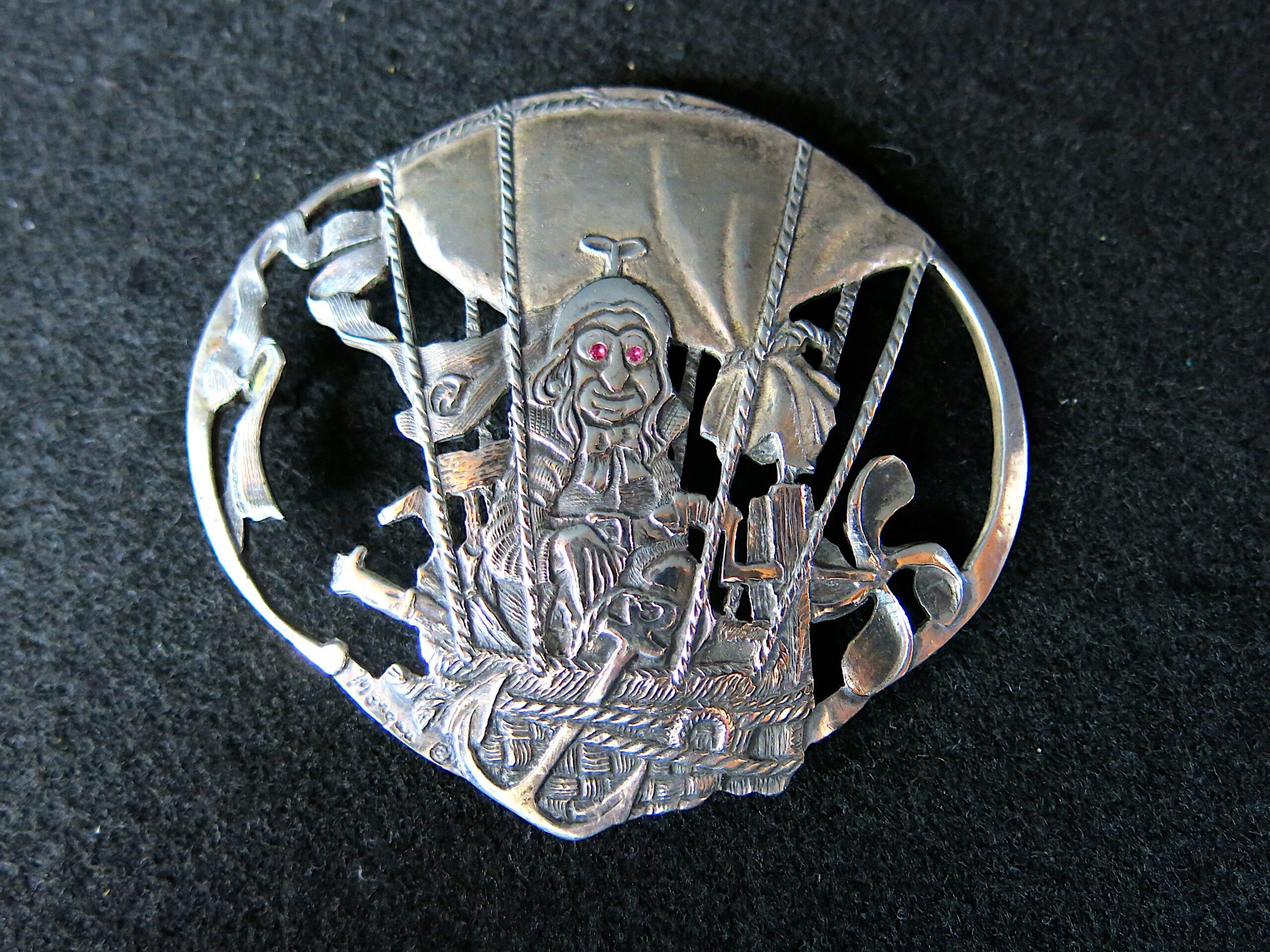 Ed Morgan Sterling Silver Belt Buckle – Balloon Man