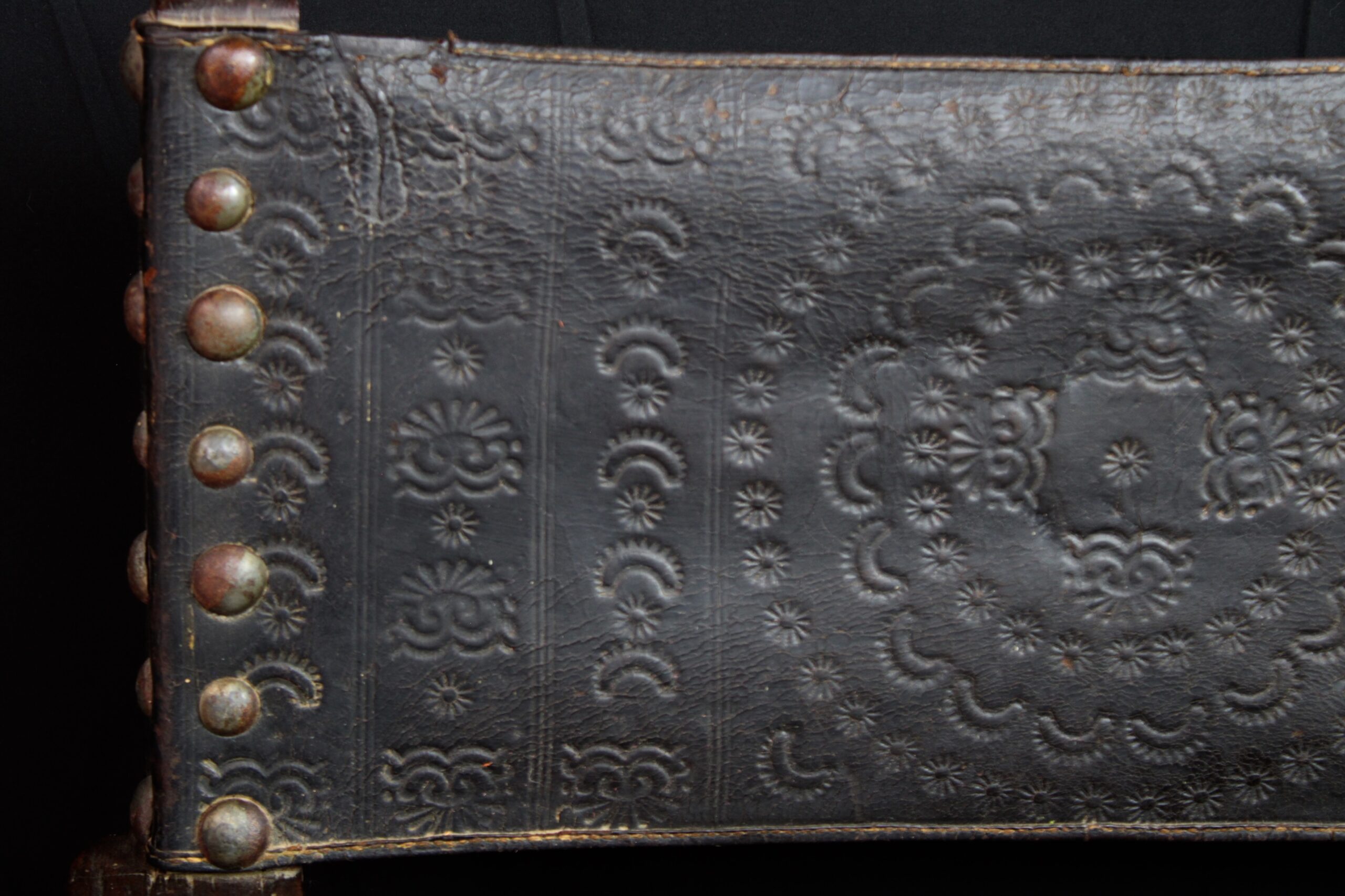 Antique Spanish Colonial Sillón de Frailero Armchair - Image 7