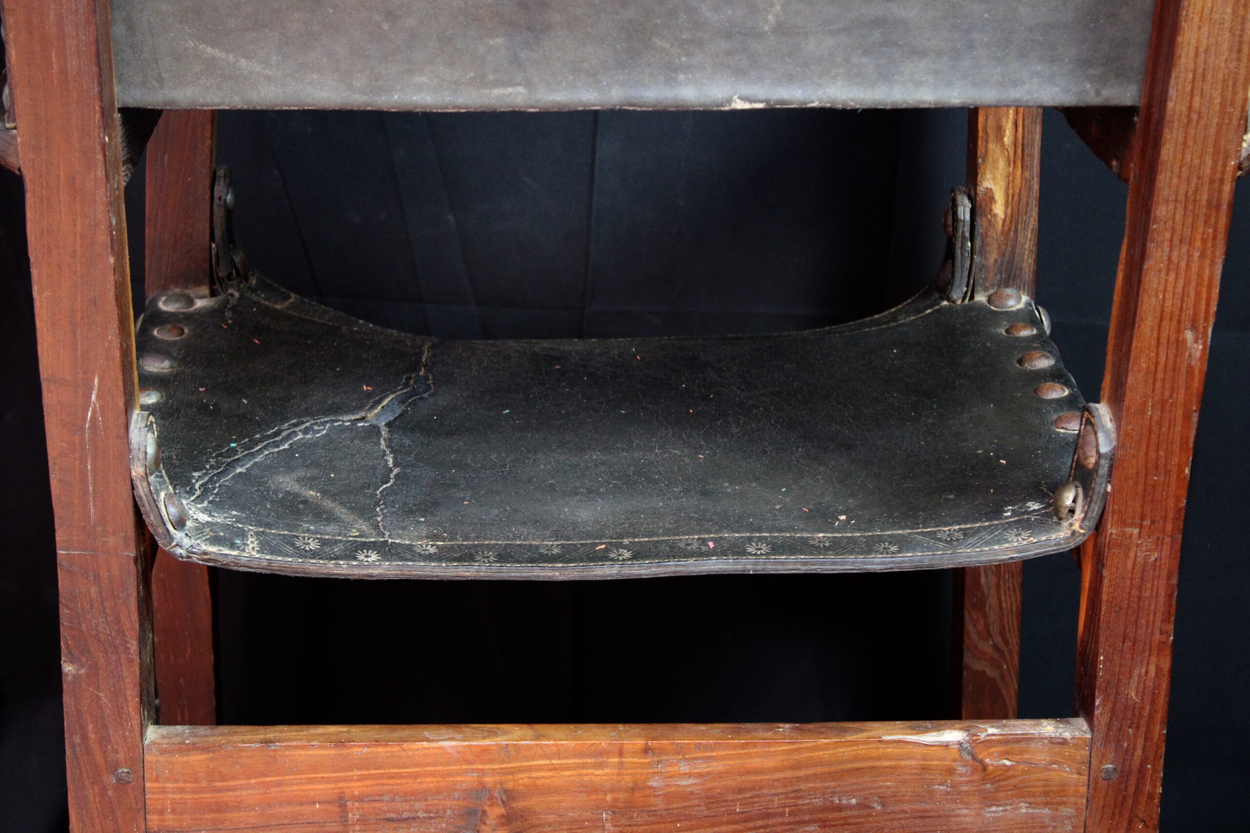 Antique Spanish Colonial Sillón de Frailero Armchair - Image 11