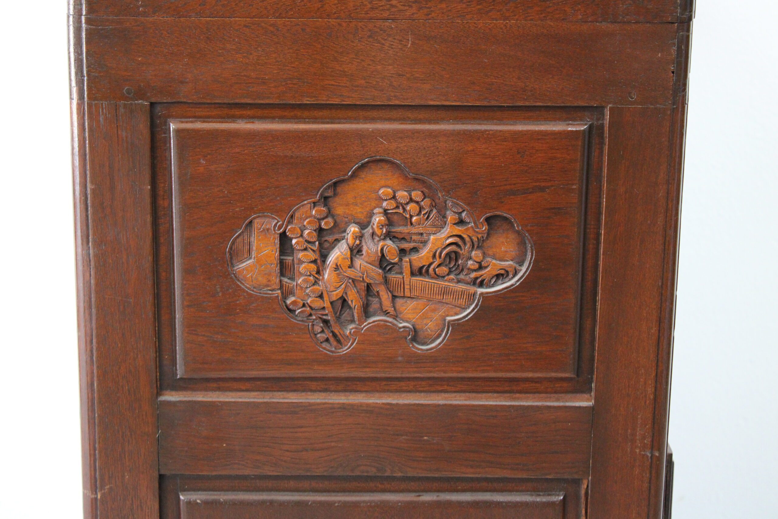 George Zee Hong Kong Rosewood Camphor Wood Silver Chest - Image 17