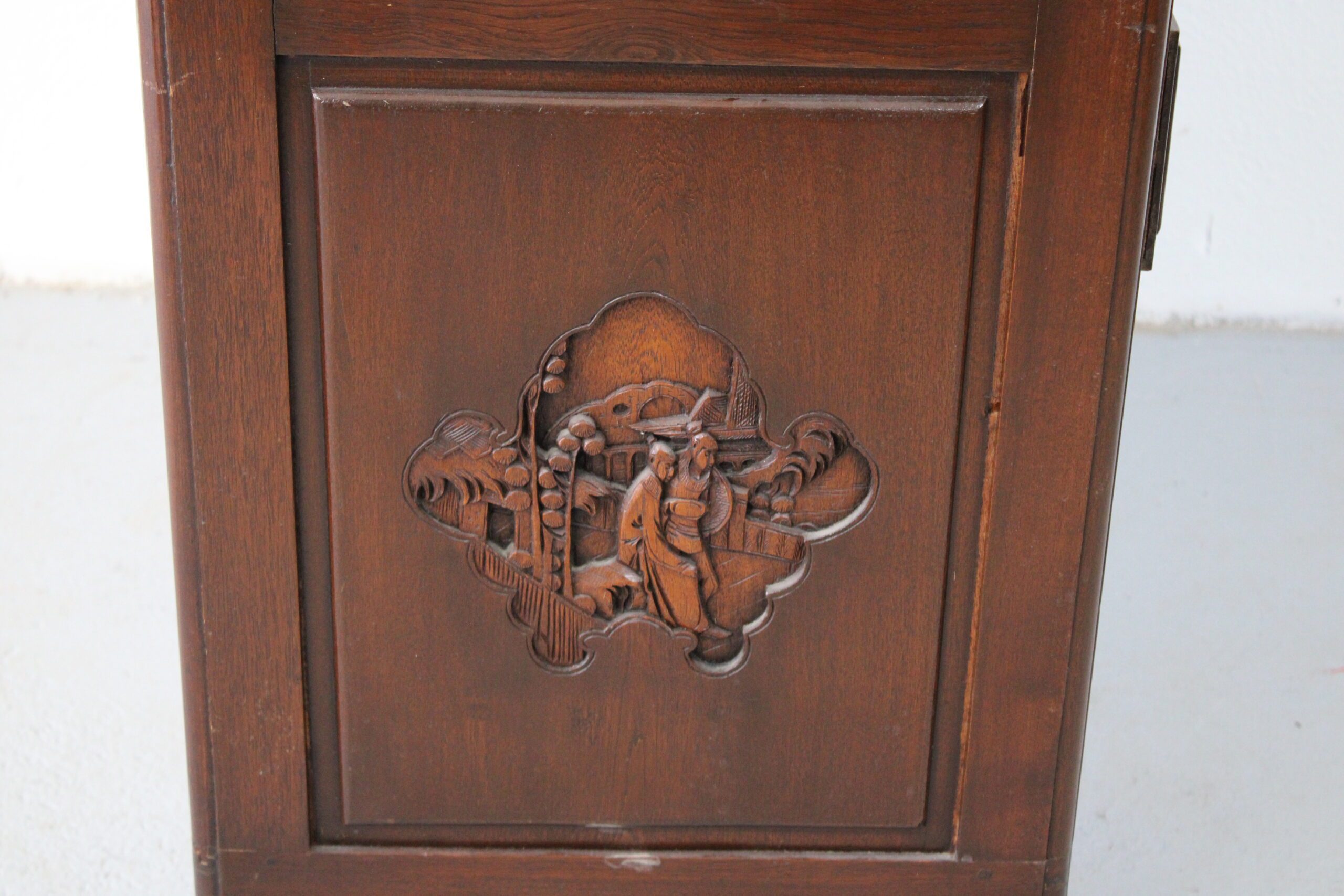 George Zee Hong Kong Rosewood Camphor Wood Silver Chest - Image 18