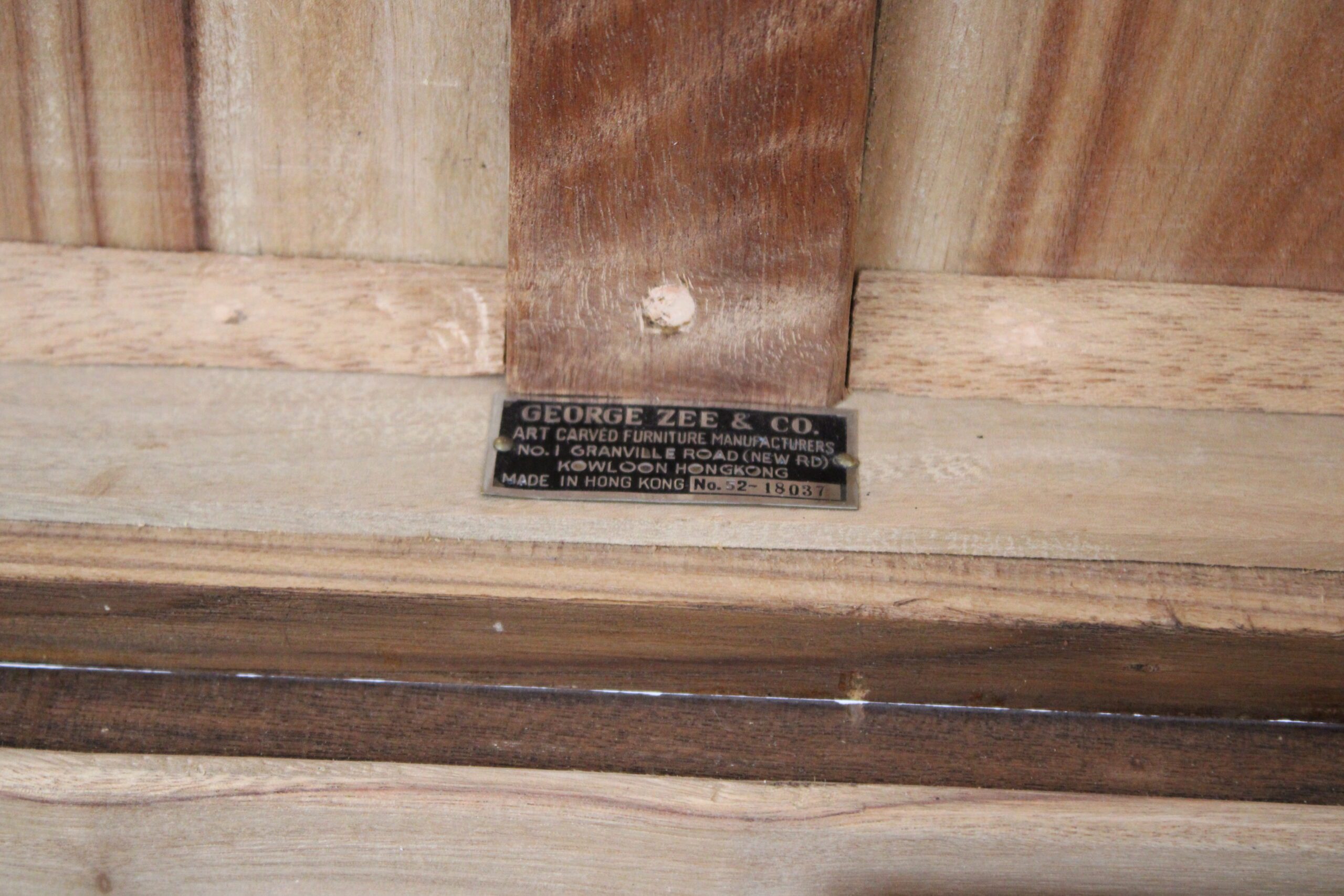 George Zee Hong Kong Rosewood Camphor Wood Silver Chest - Image 19