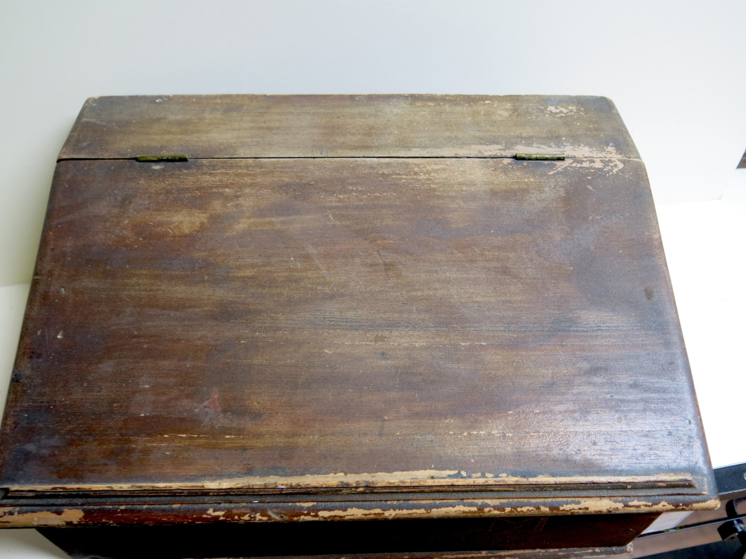 American Pennsylvania Dutch Folk Art Painted Document/Storage Box - Image 7