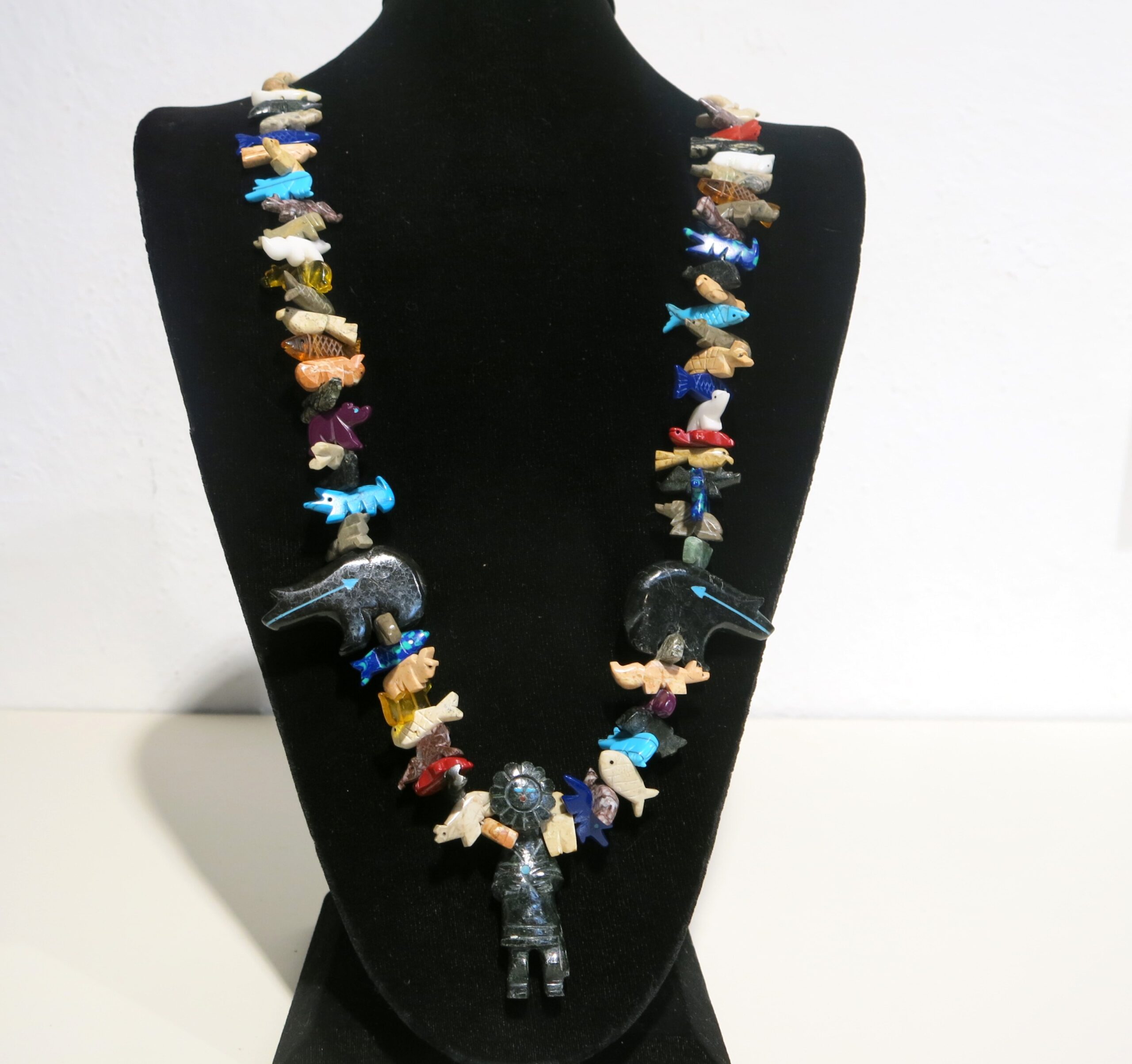 Zuni Fetish Necklace ca. 1975