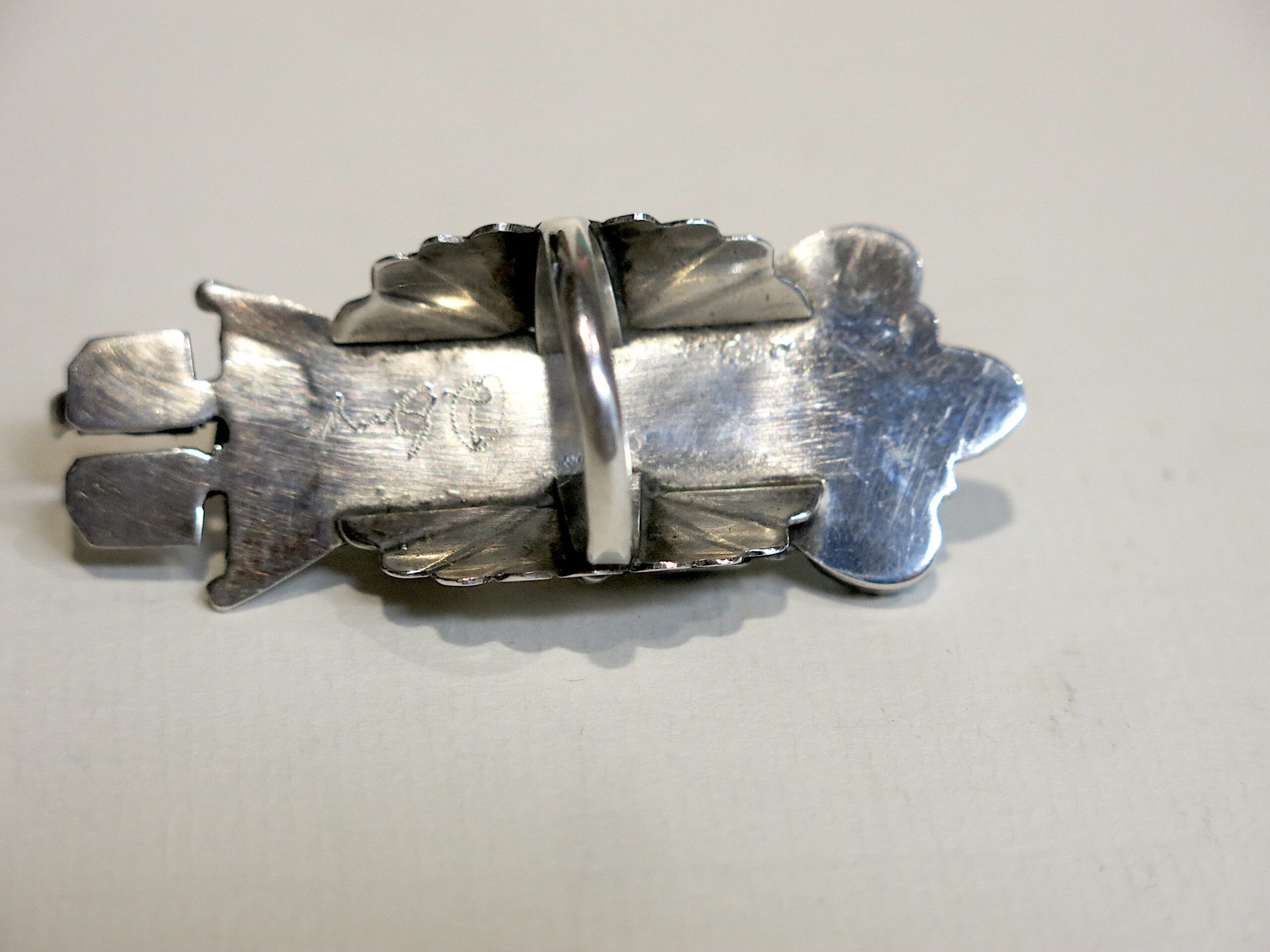 Navajo Sterling Silver Kachina Figure Ring, Signed J. Shyn - Image 7