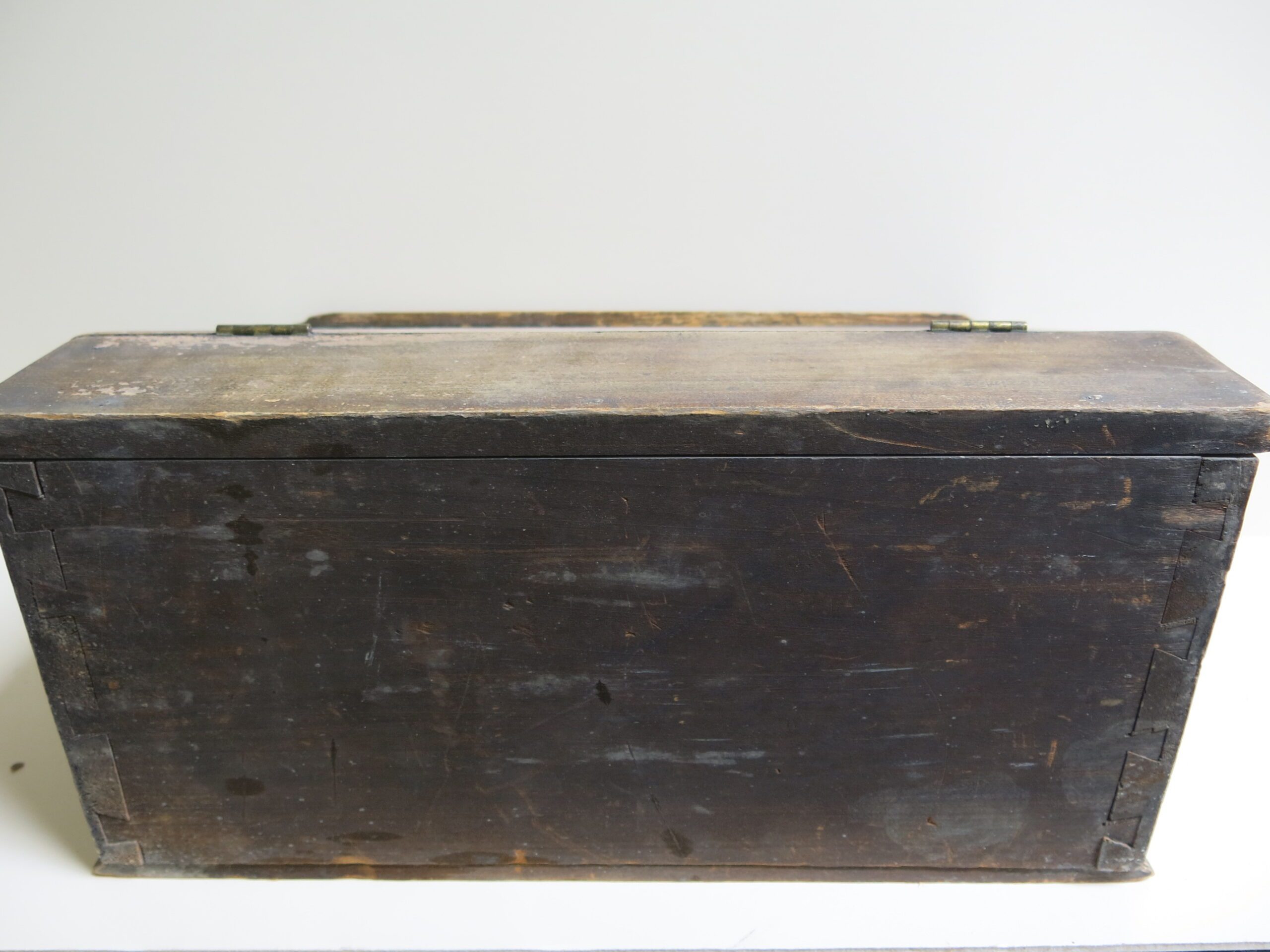 Victorian Stenciled and Monogramed Document Box & Portable Desk - Image 9
