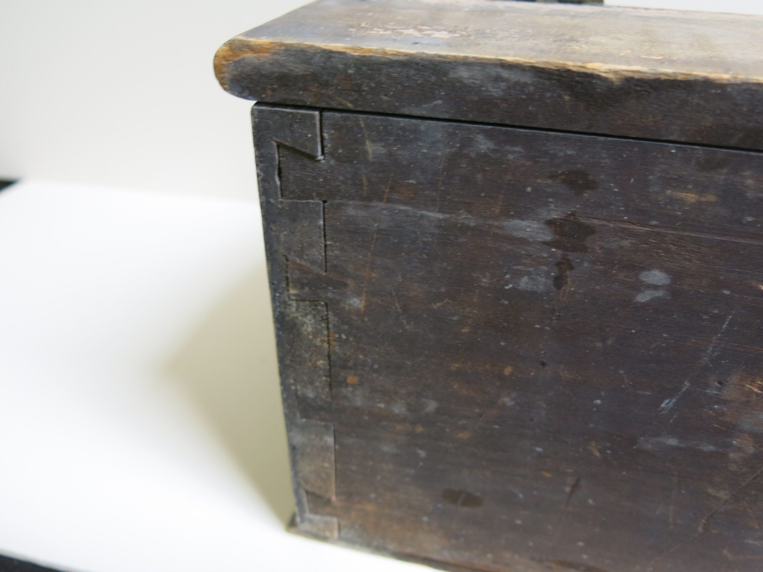 Victorian Stenciled and Monogramed Document Box & Portable Desk - Image 11