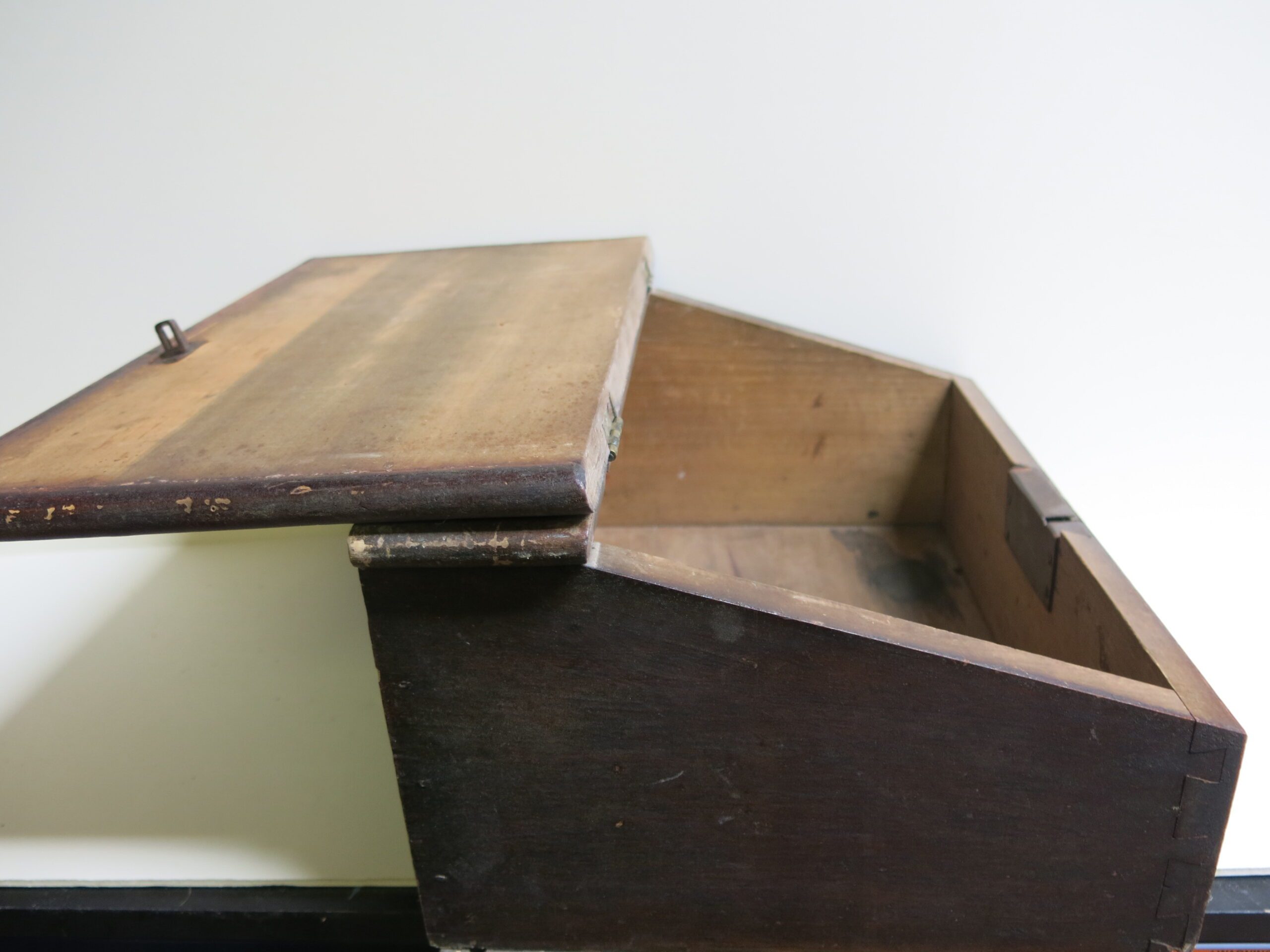 Victorian Stenciled and Monogramed Document Box & Portable Desk - Image 12