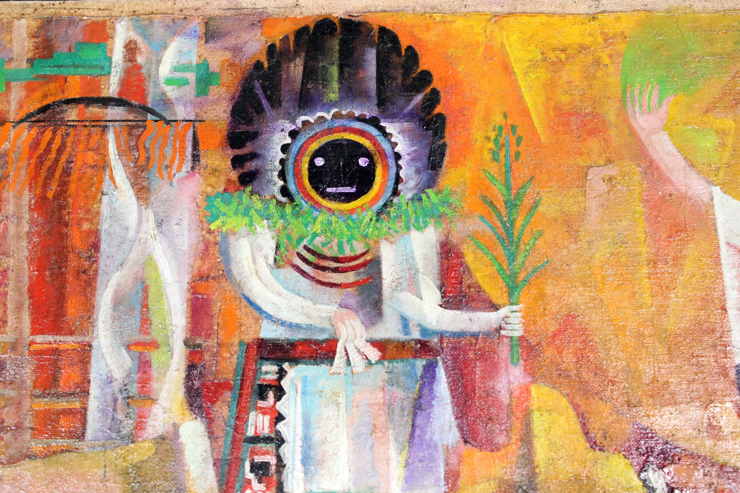 Charles Stewart "The Great Fire Fraternity" Oil On Canvas - Image 5
