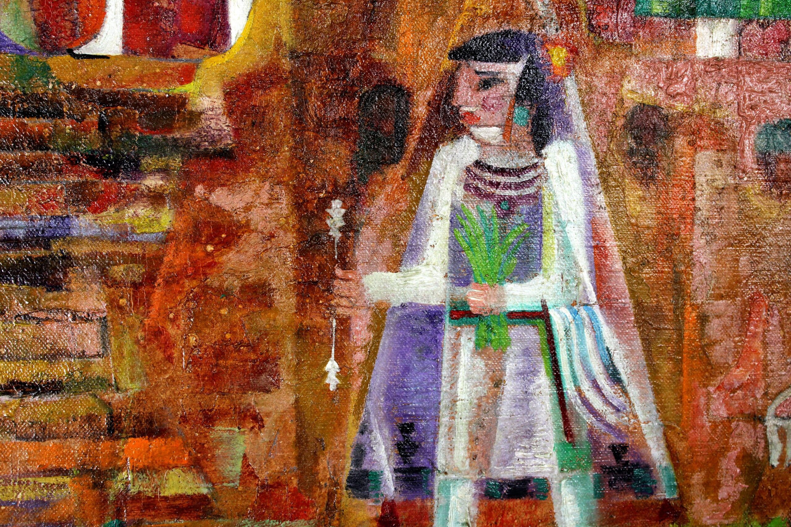 Charles Stewart "The Great Fire Fraternity" Oil On Canvas - Image 7