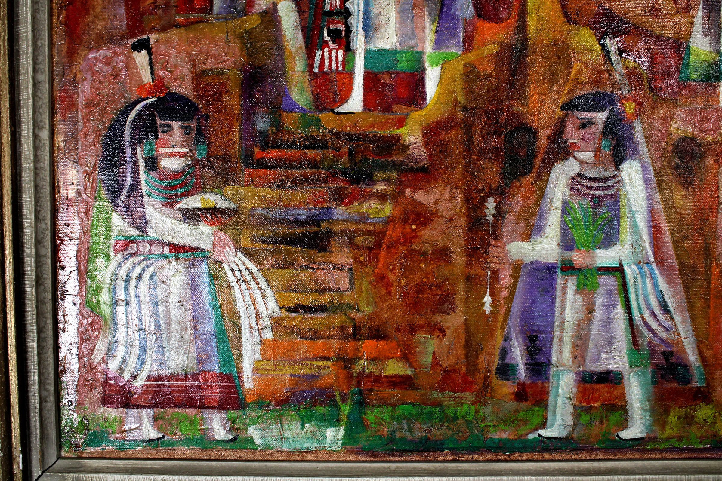 Charles Stewart "The Great Fire Fraternity" Oil On Canvas - Image 8