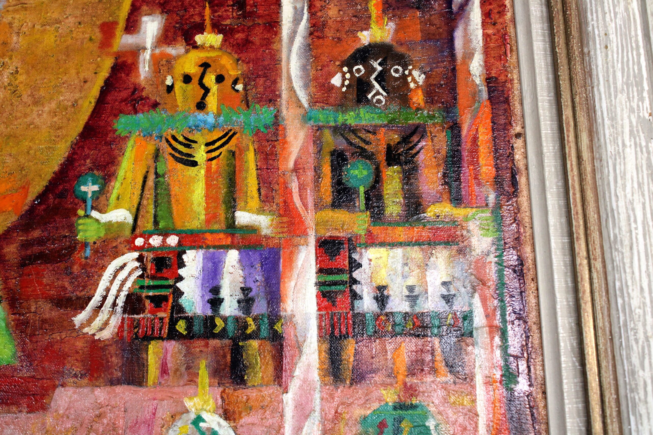 Charles Stewart "The Great Fire Fraternity" Oil On Canvas - Image 9