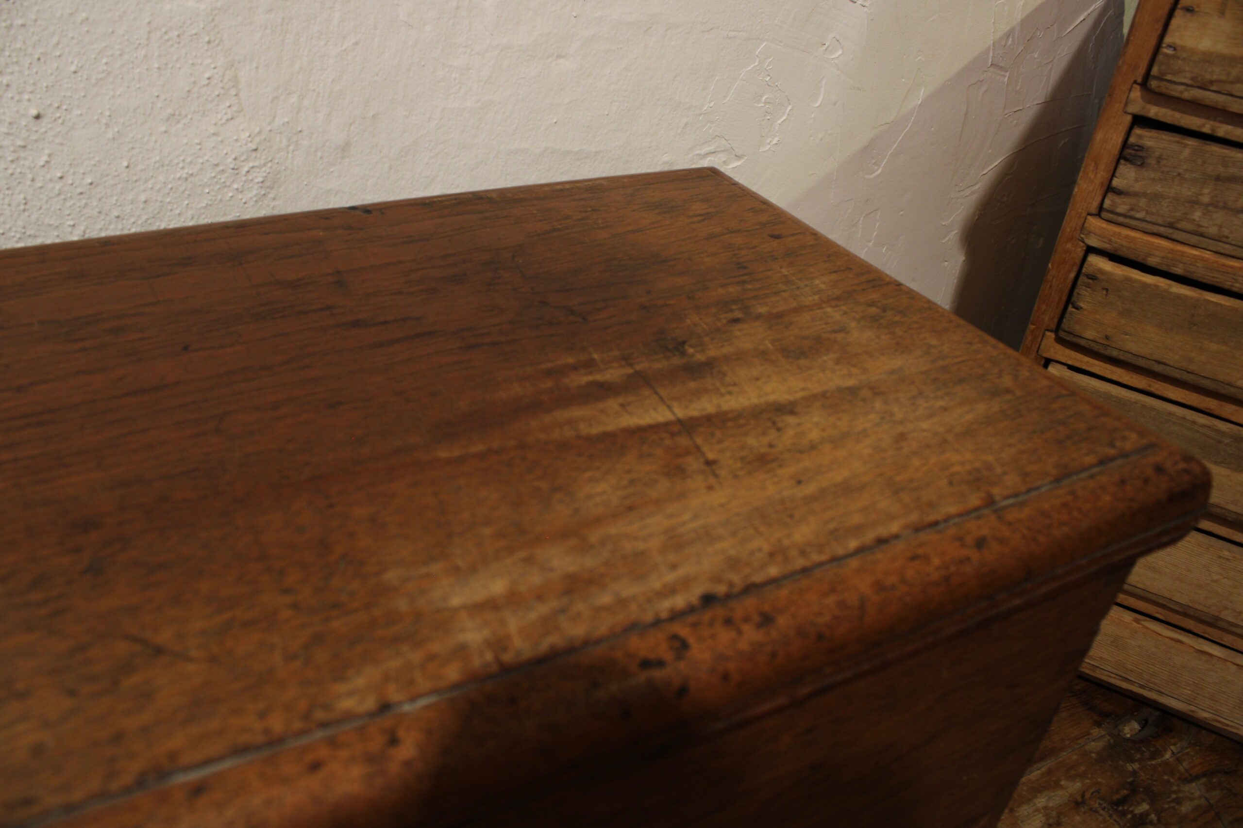 Antique American Oak Military Campaign Map Chest c.1860-1890 - Image 13