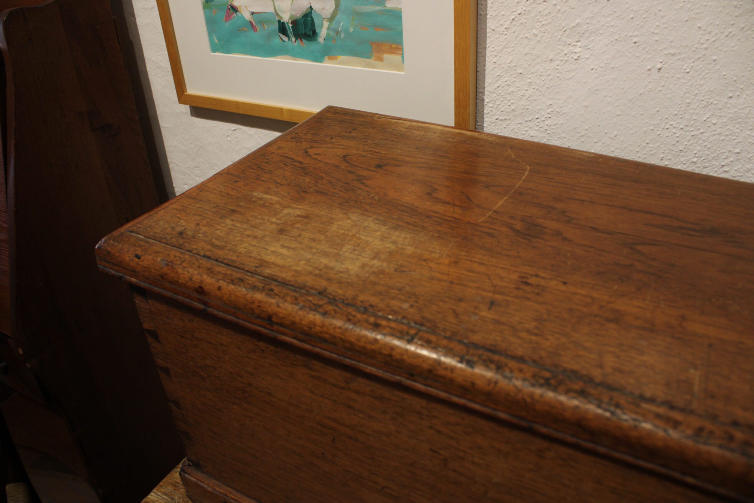 Antique American Oak Military Campaign Map Chest c.1860-1890 - Image 14