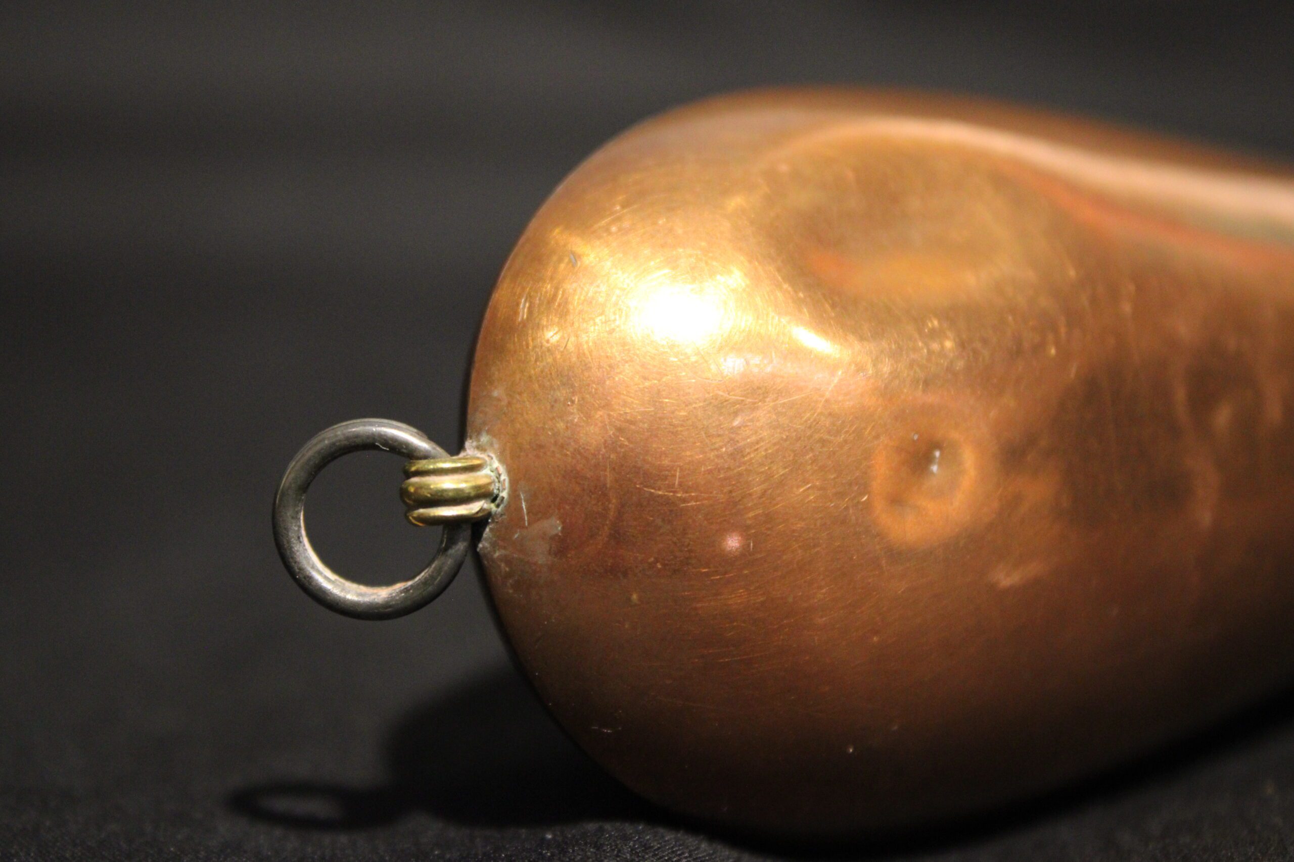 Michel Boche A Paris Copper and Brass Powder Flask - Image 8